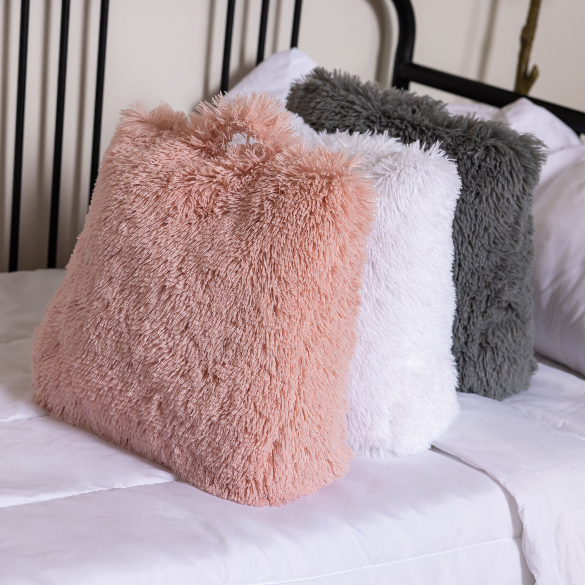 Plush Wedge Pillow With Built-in Pocket
