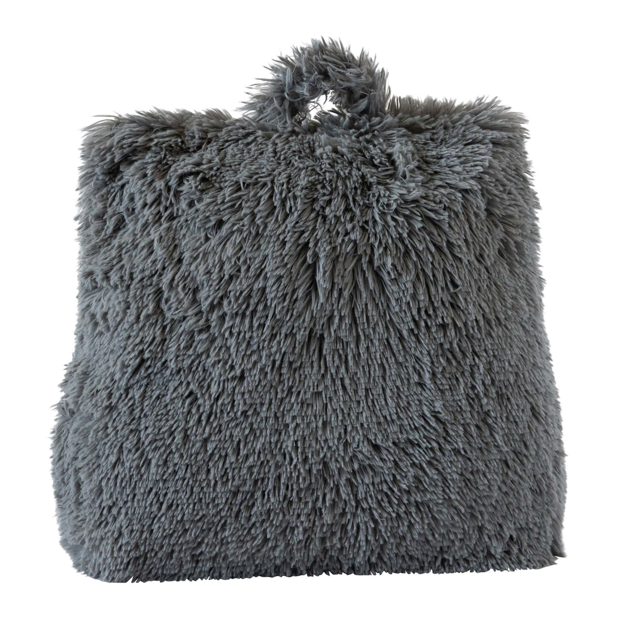 Plush Wedge Pillow With Built-in Pocket