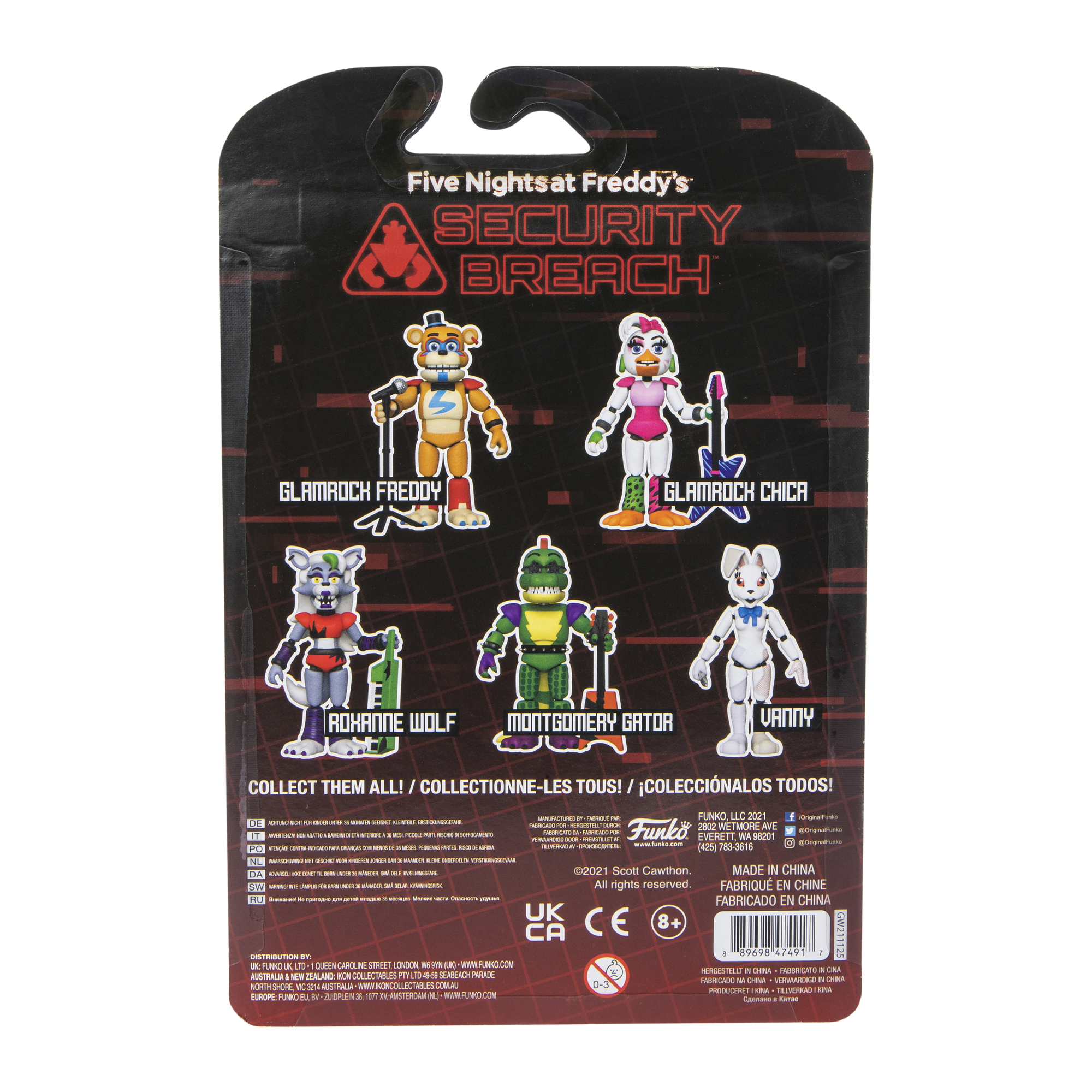 Funko Five Nights At Feddy's™ Security Breach™ Punk Rockstar Figure