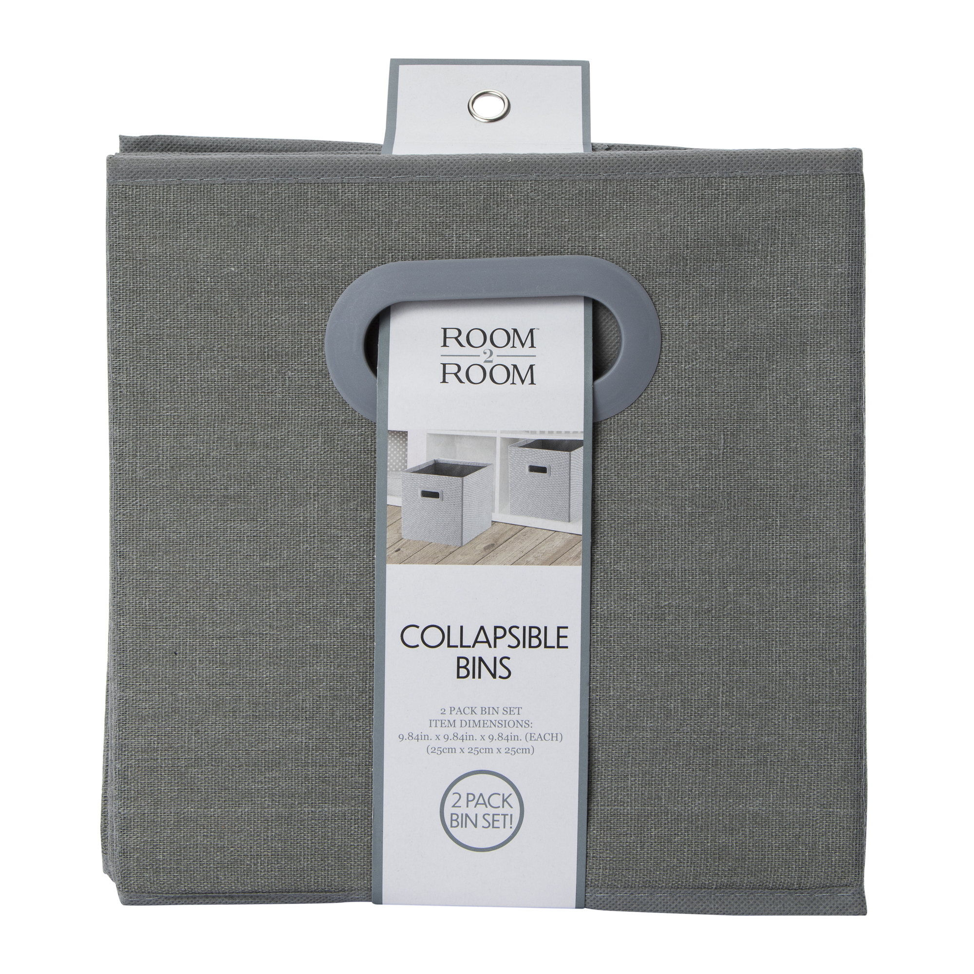 Collapsible Fabric Storage Cubes 9.84in x 2-Count