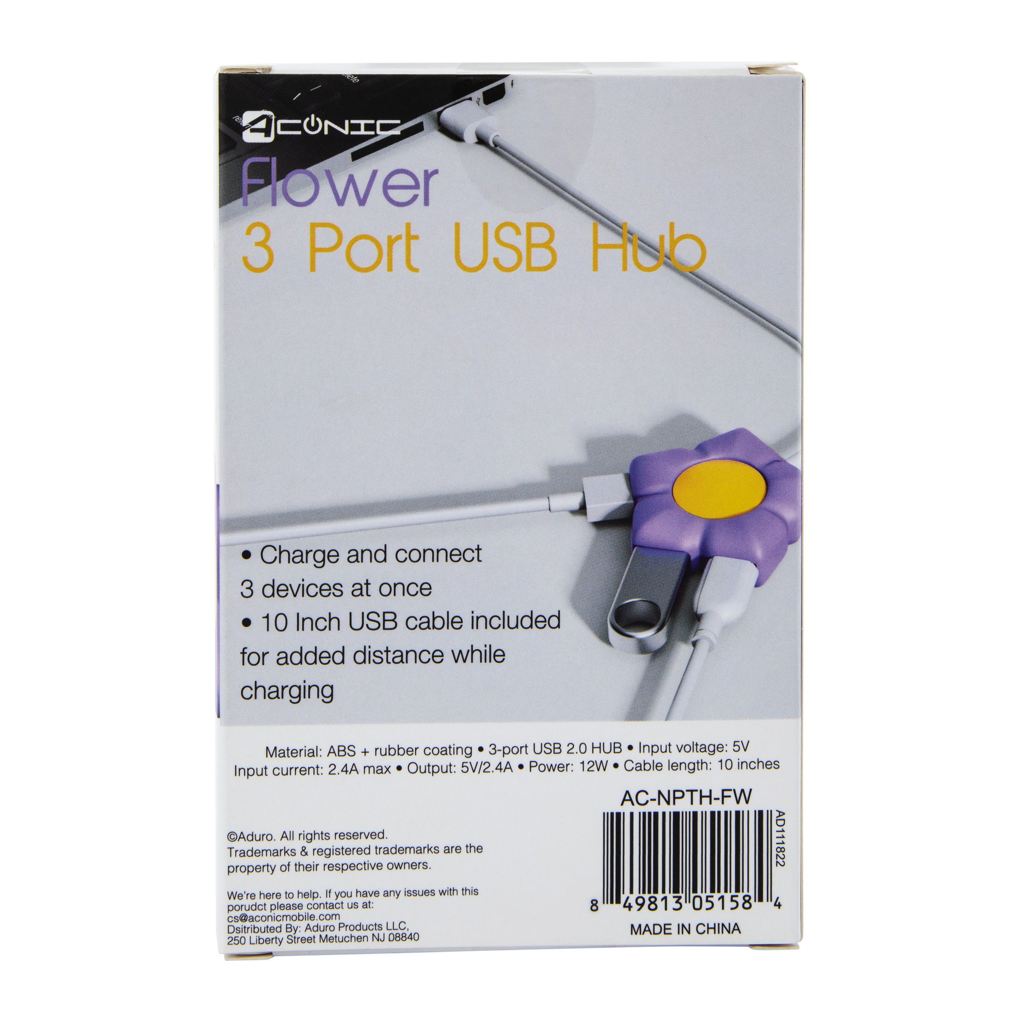 Novelty USB Hub 3-Port Charger