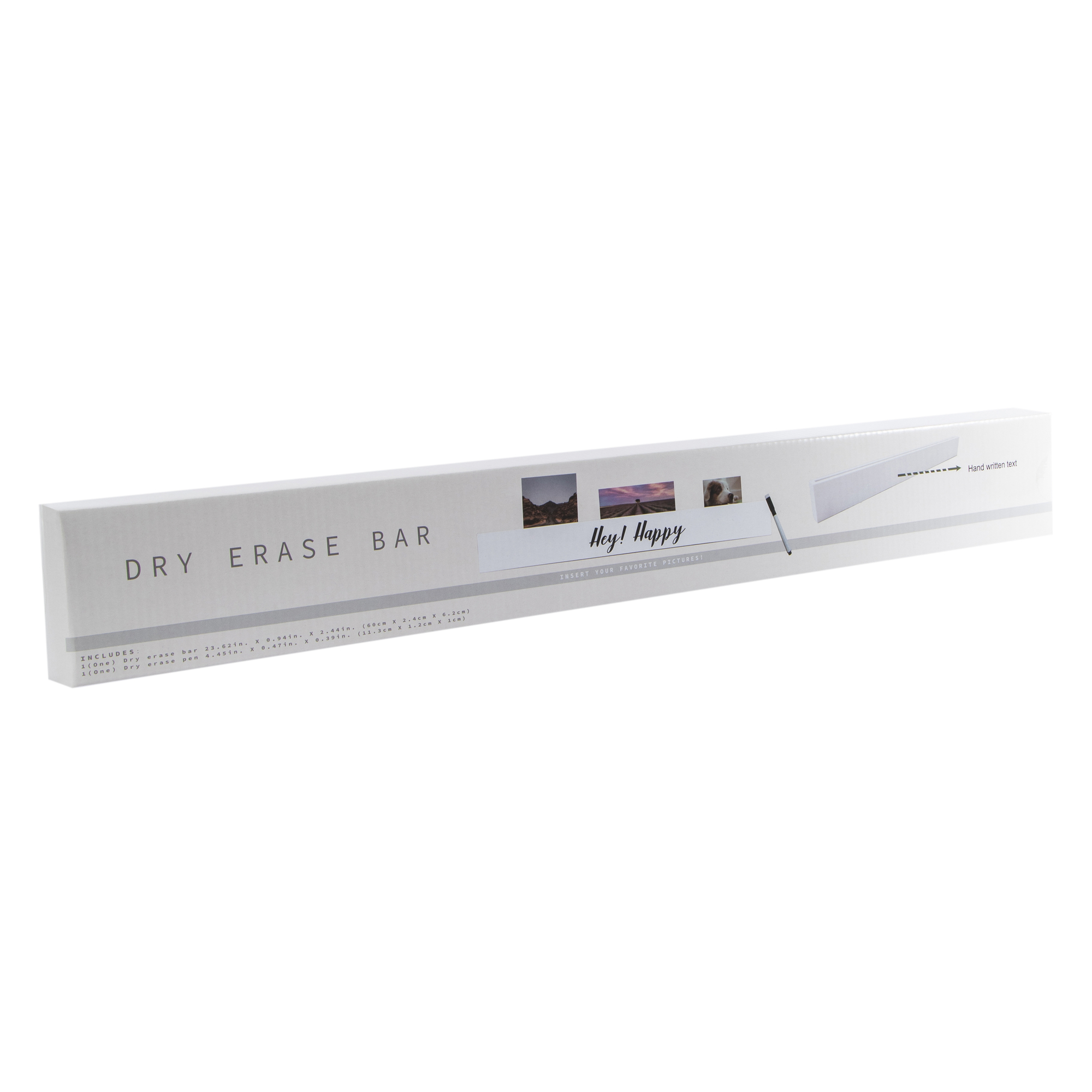 Dry Erase Bar & Picture Holder 23.62in x 2.44in