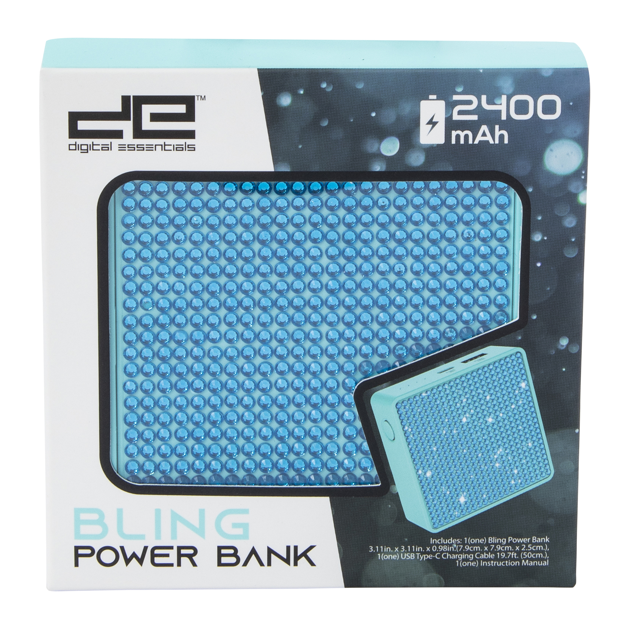 2400mAh Bling Power Bank