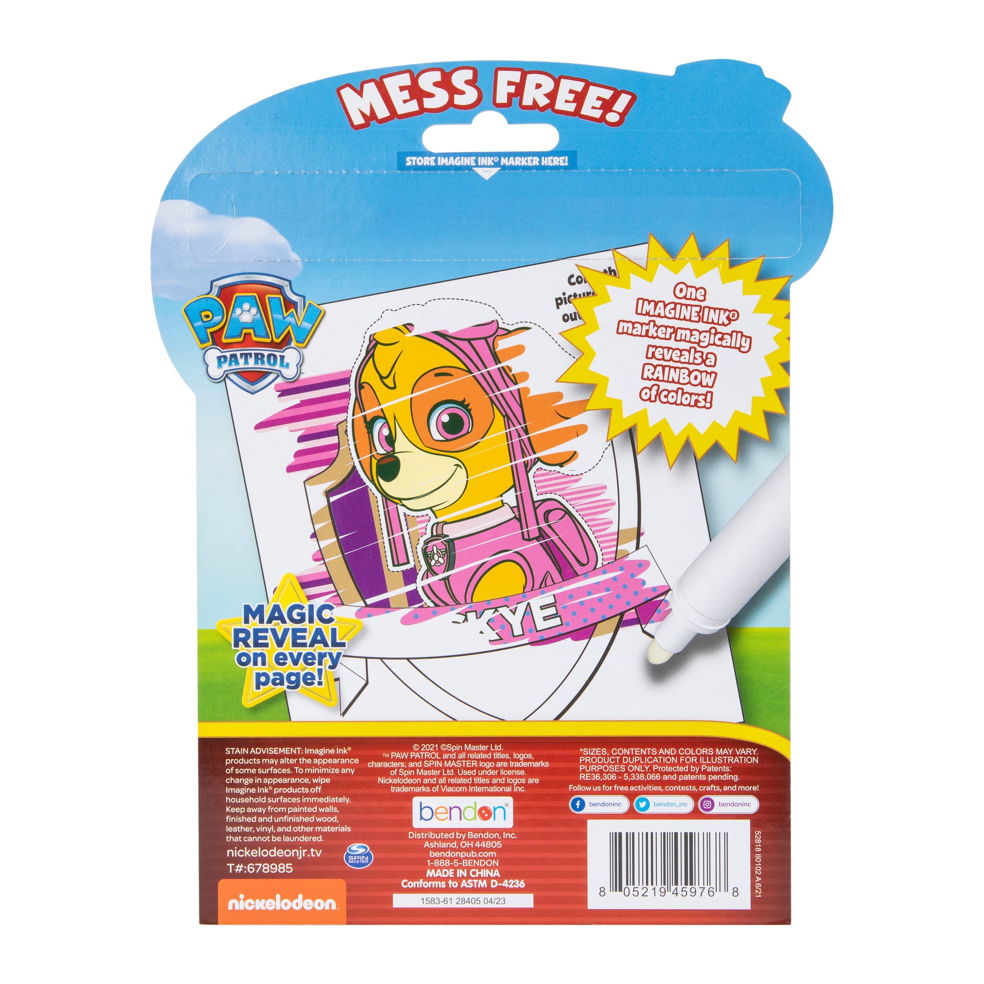 Imagine ink® Magic ink Pictures Mess-Free Coloring Book – Paw Patrol™