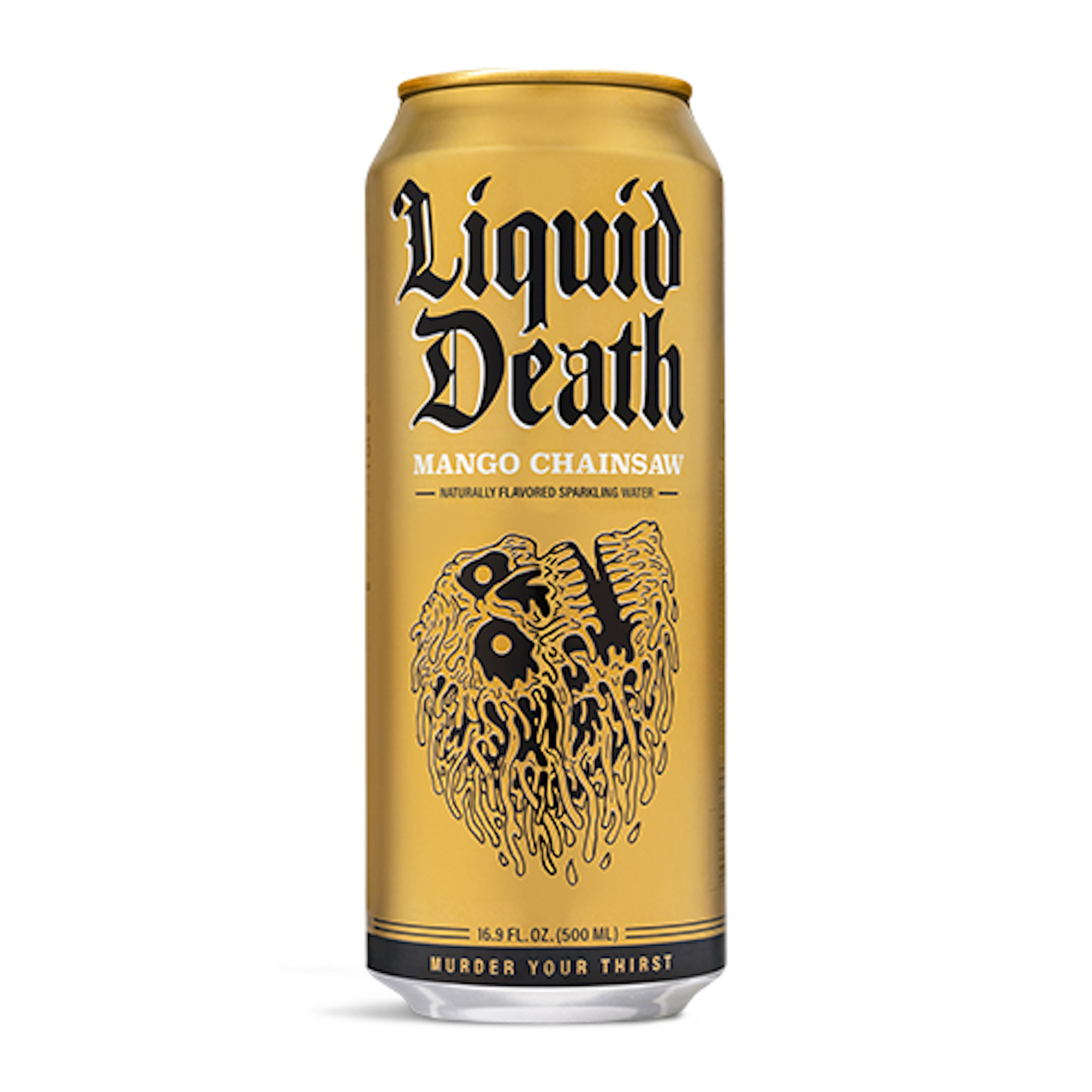 Liquid Death Mango Chainsaw Flavored Sparkling Water 16.9oz