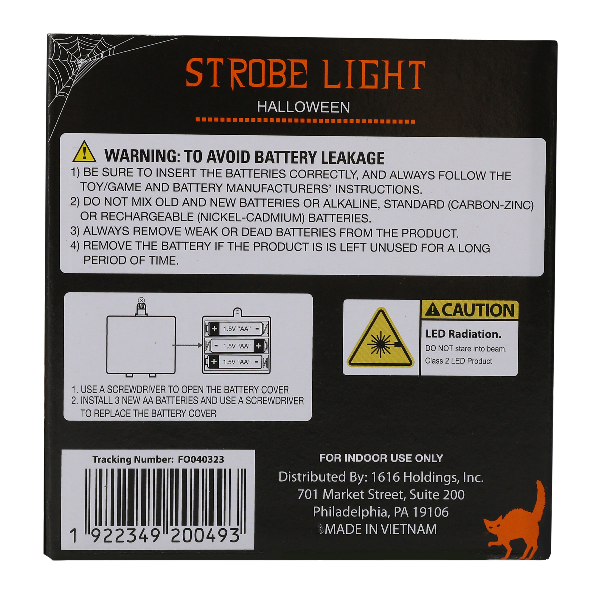 Halloween Strobe Light