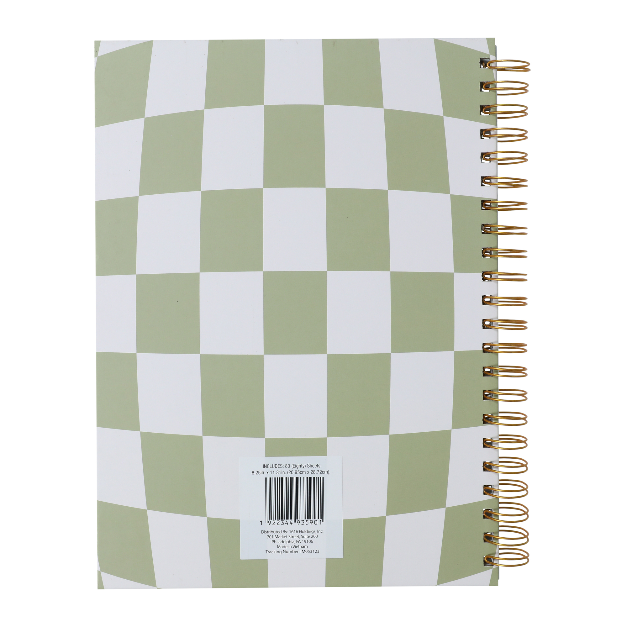 Hardcover Spiral Notebook 8in x 11in