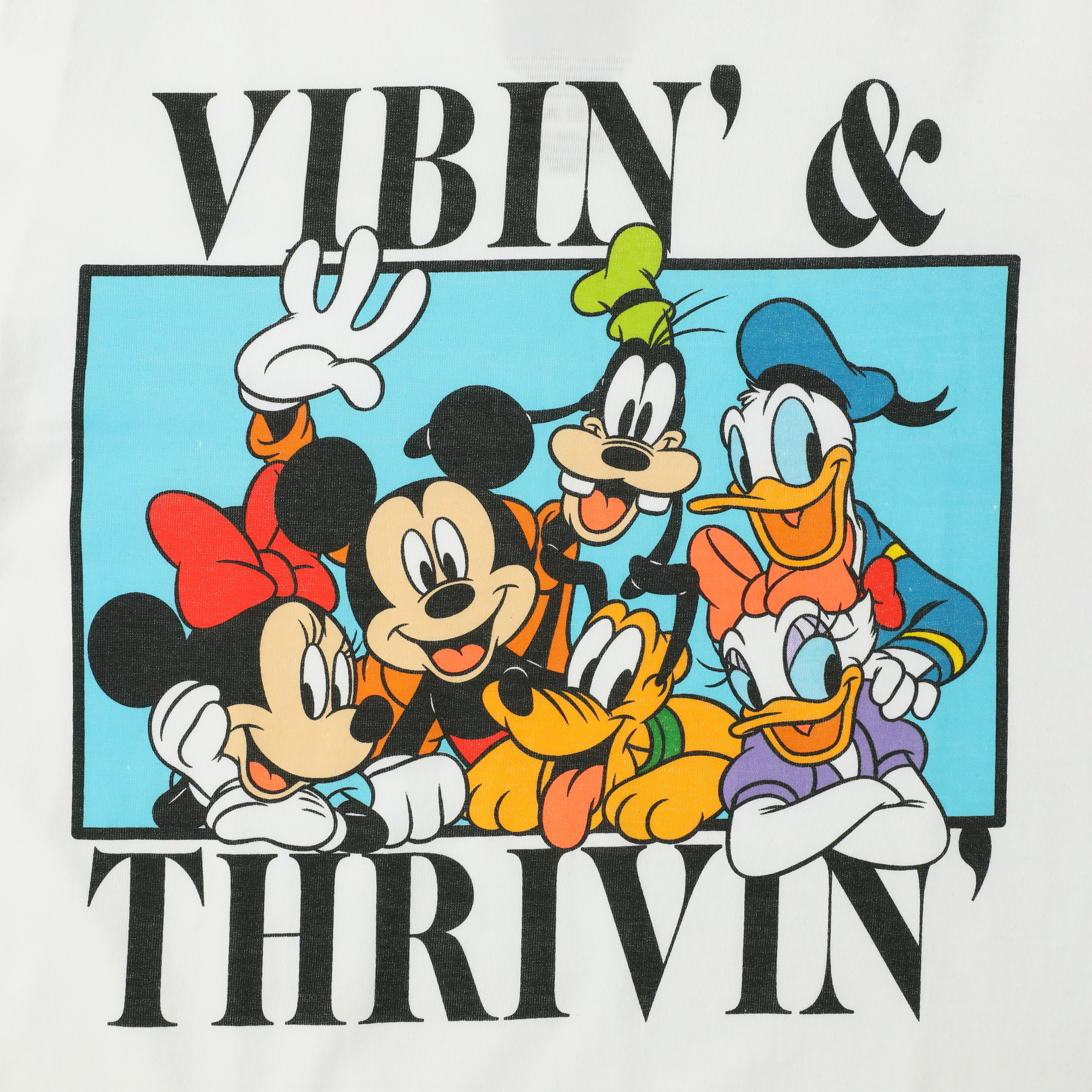 Vibin & Thrivin' Mickey Friends Graphic Tee