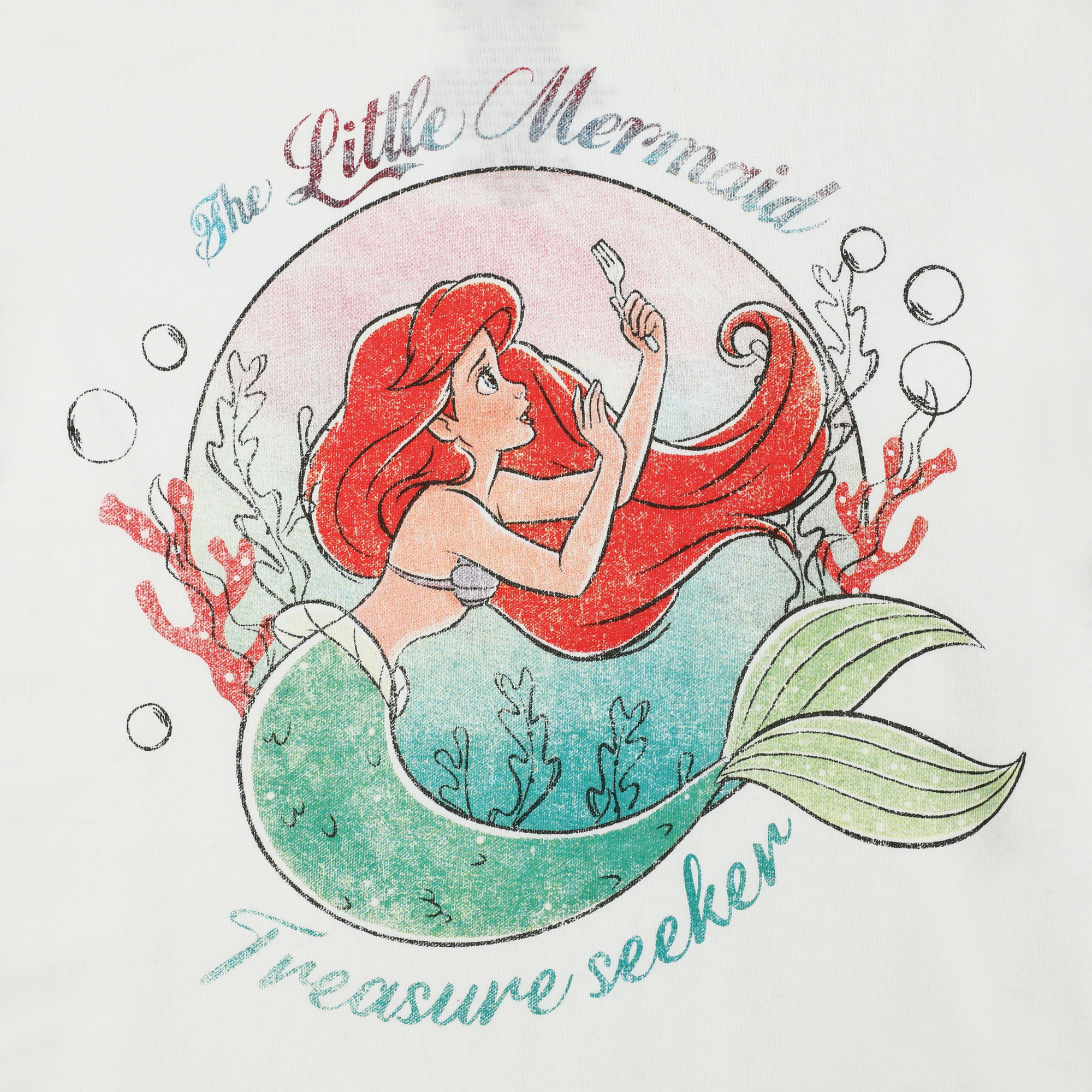 Juniors The Little Mermaid Graphic Tee