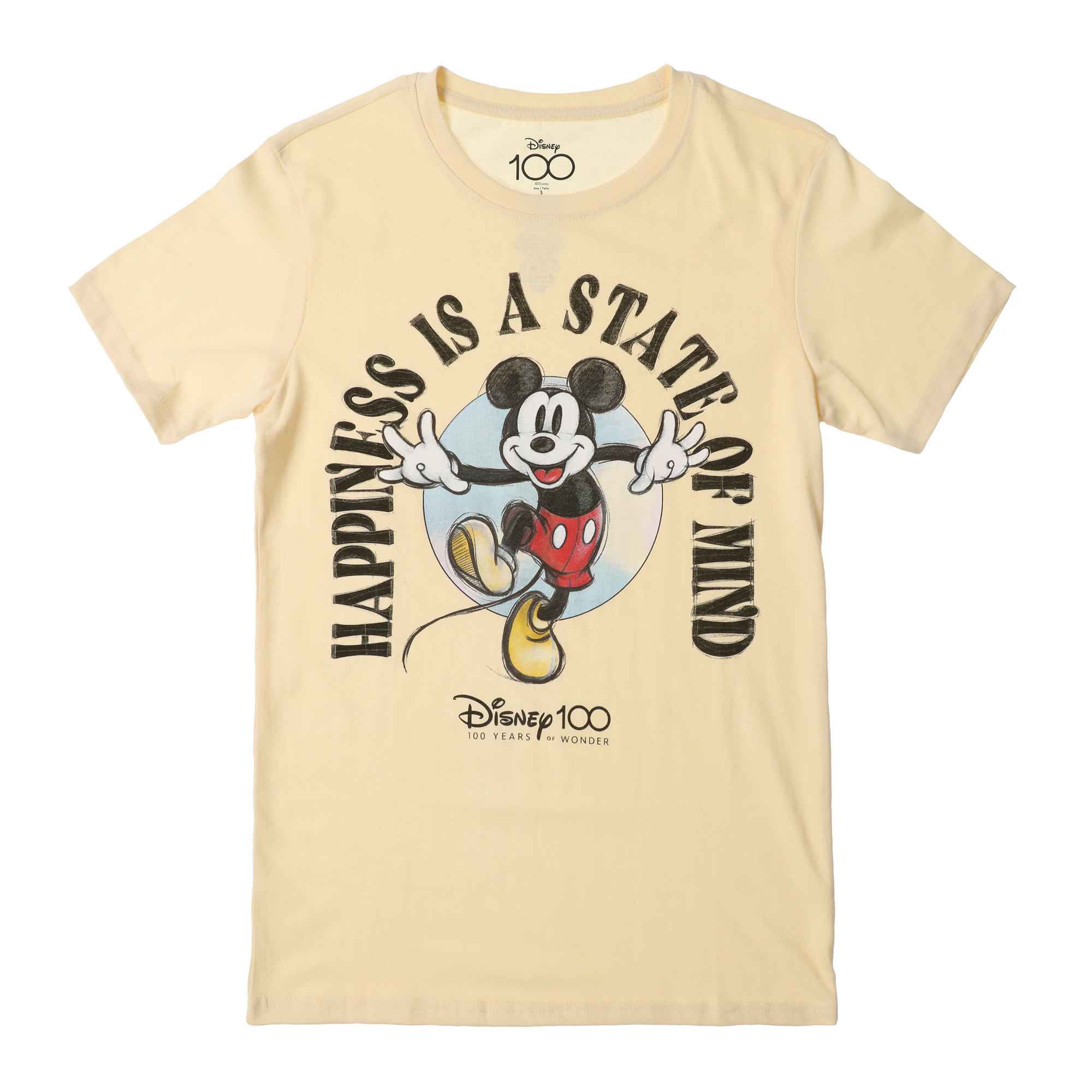 Disney 100 Mickey Mouse ‘Happiness Is A State Of Mind’ Graphic Tee