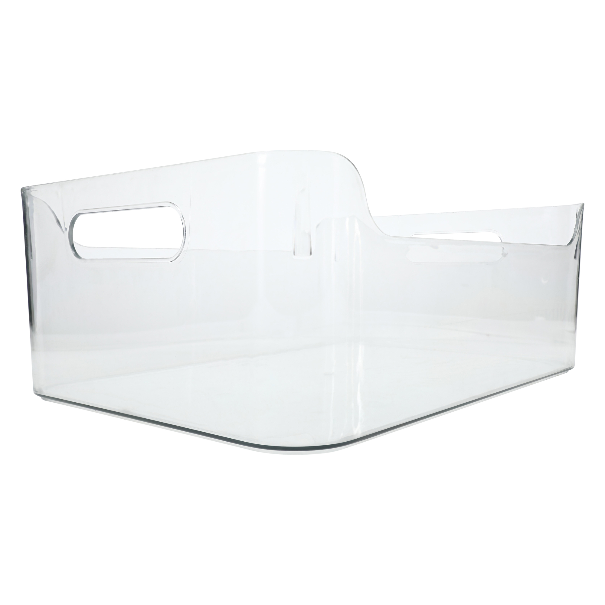 Large Clear Plastic Bin 10in x 14in