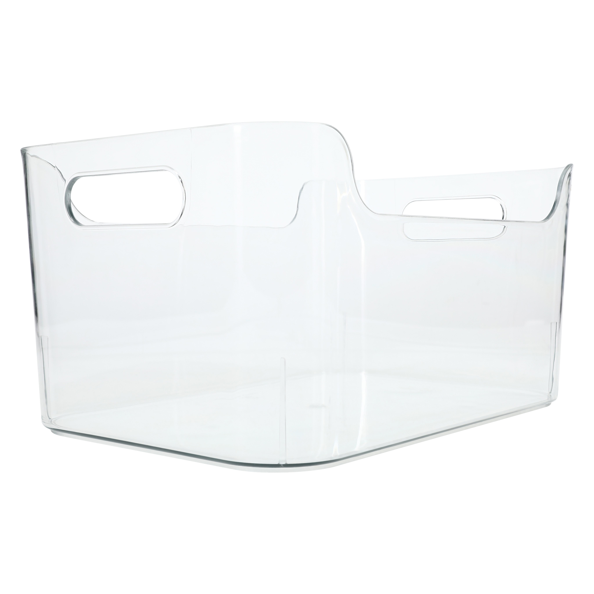 Small Clear Plastic Bin 6.8in x 10in
