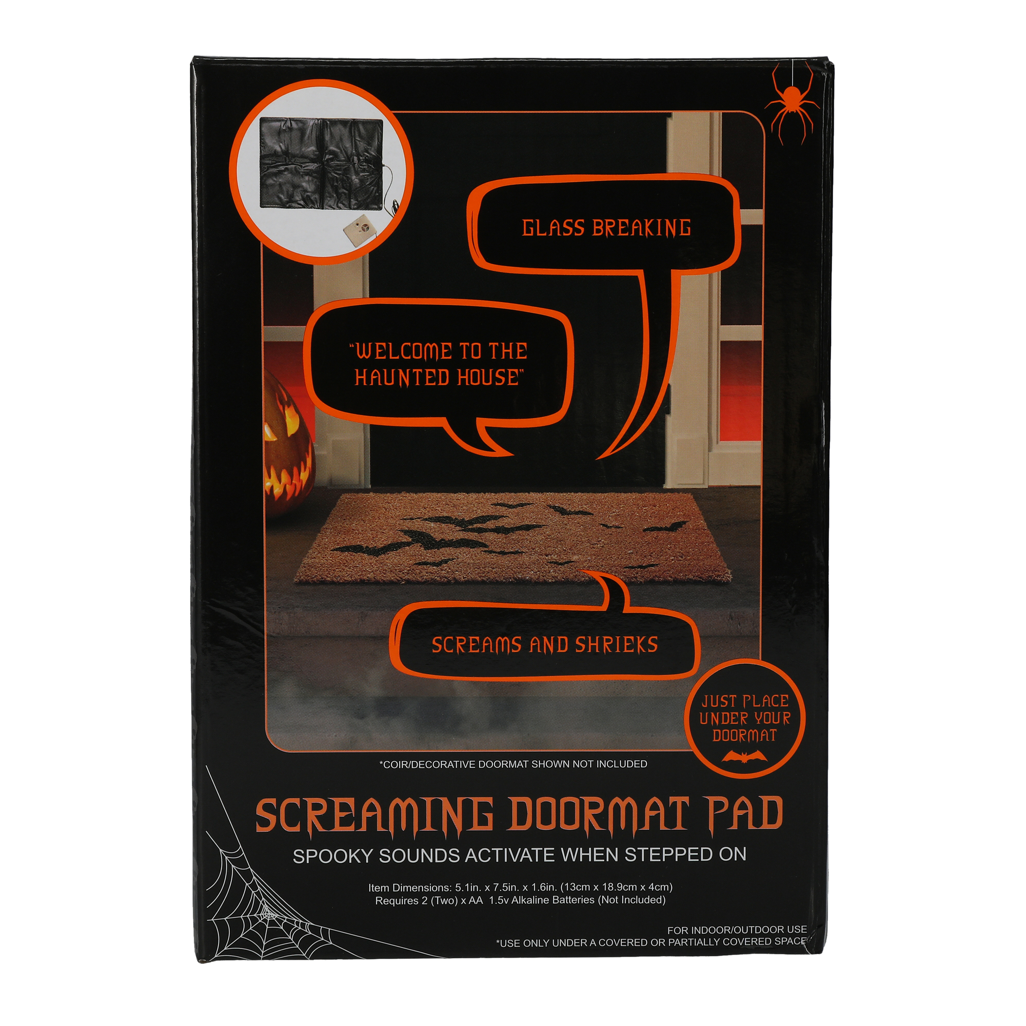 Pressure Activated Screaming Doormat Pad 5.1in x 7.5in
