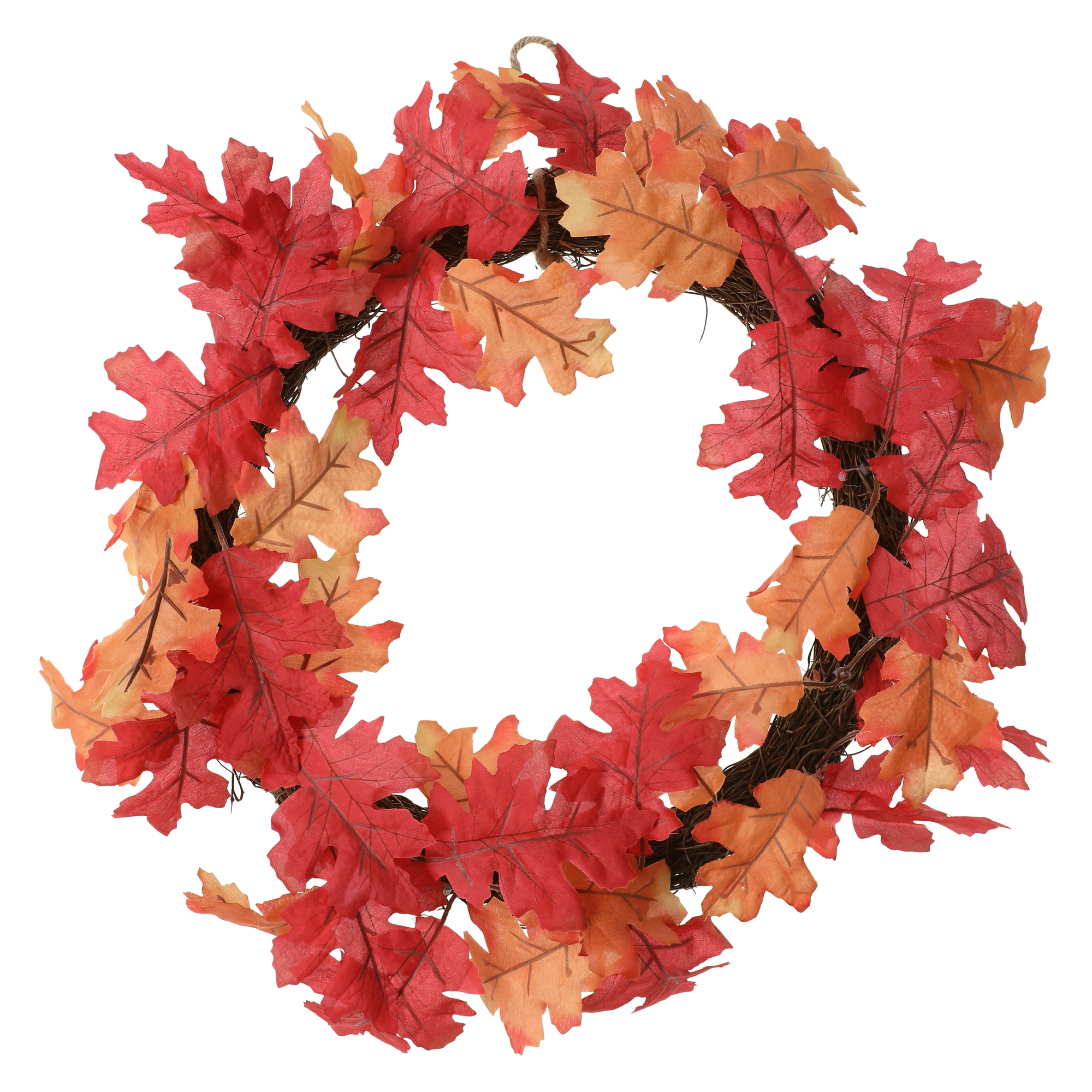 Fall Leaf Wreath 18in