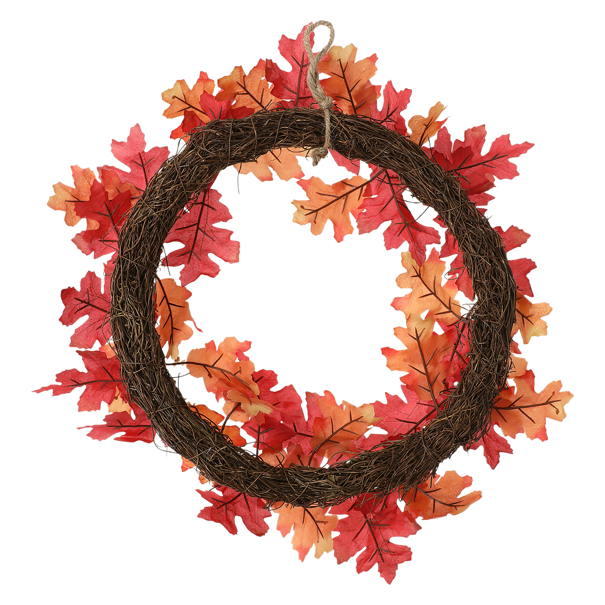 Fall Leaf Wreath 18in