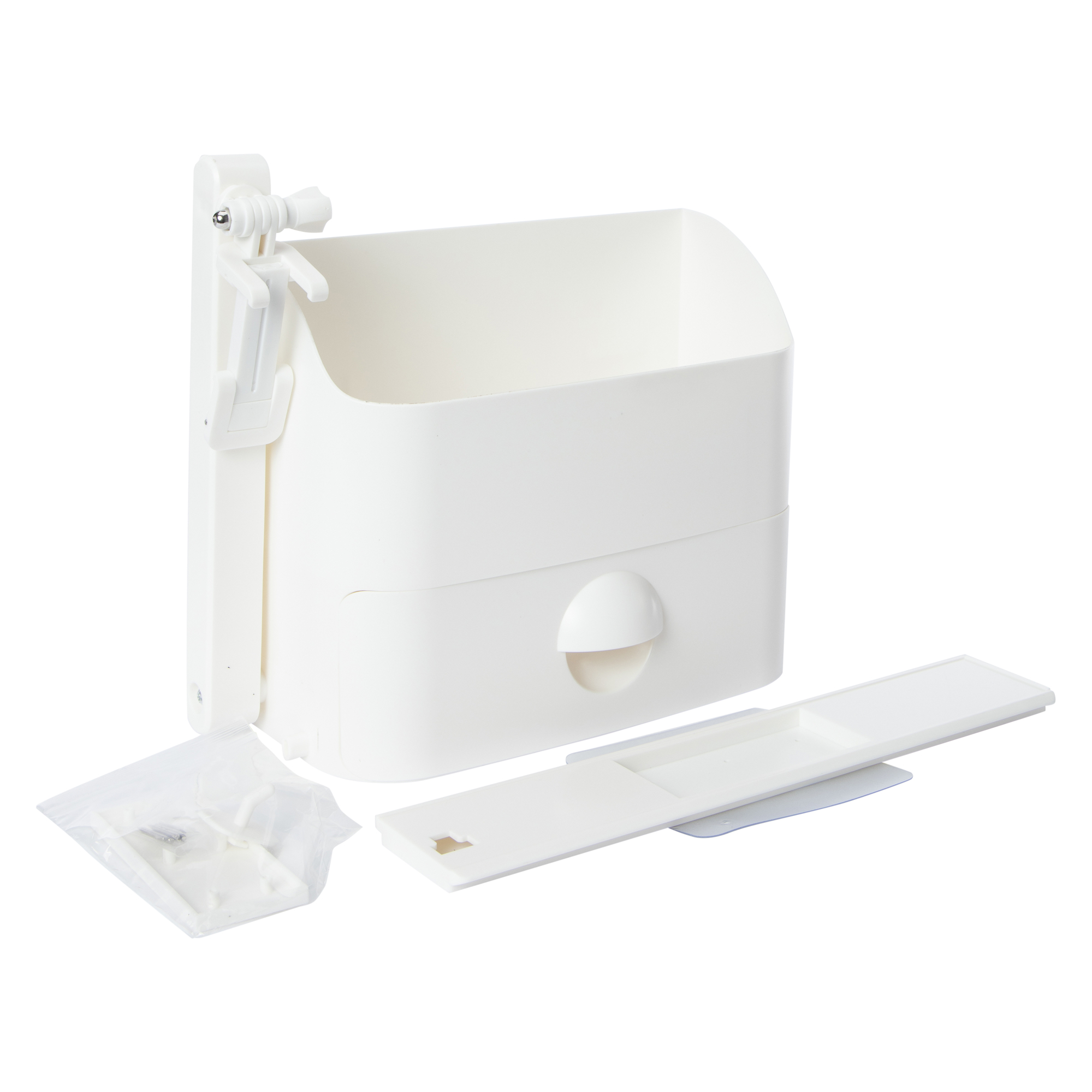 Wall Rack Organizer & Phone Holder
