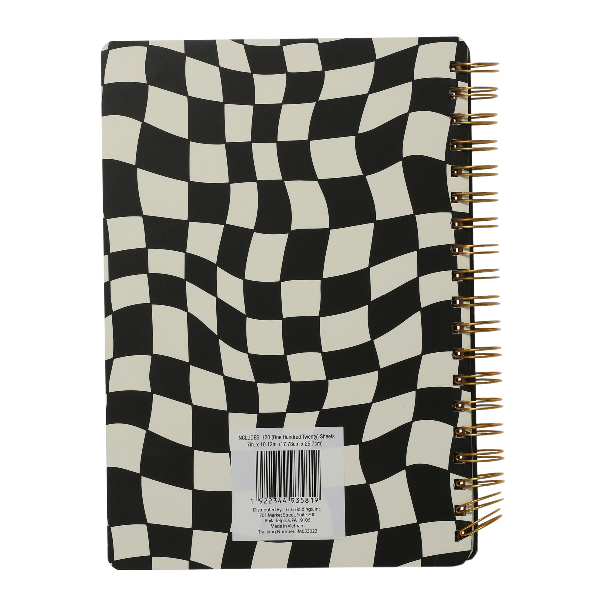 Twin Wire Spiral-Bound Journal 7in x 9in