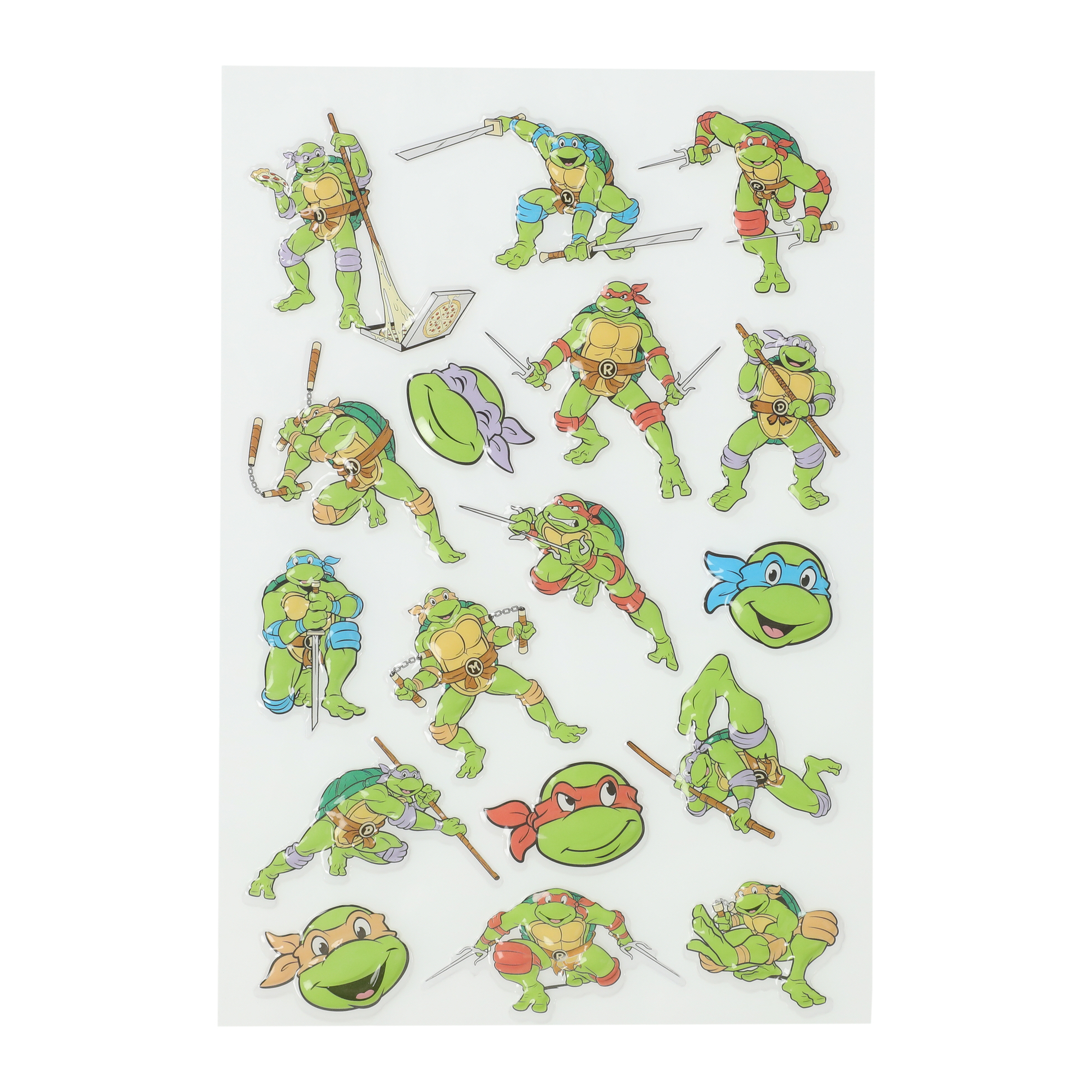 Teenage Mutant Ninja Turtles® Puffy Stickers 17-Count