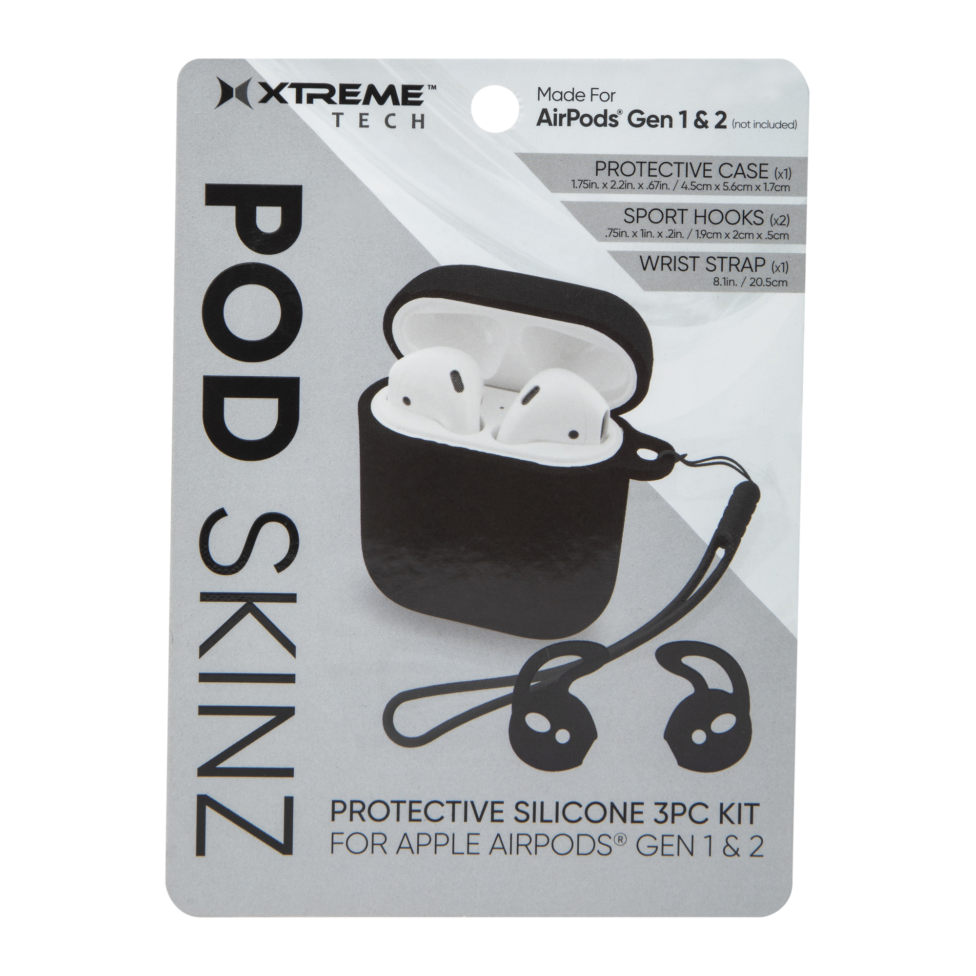 Pod Skinz Silicone Accessories For Airpods® 3-Piece Set