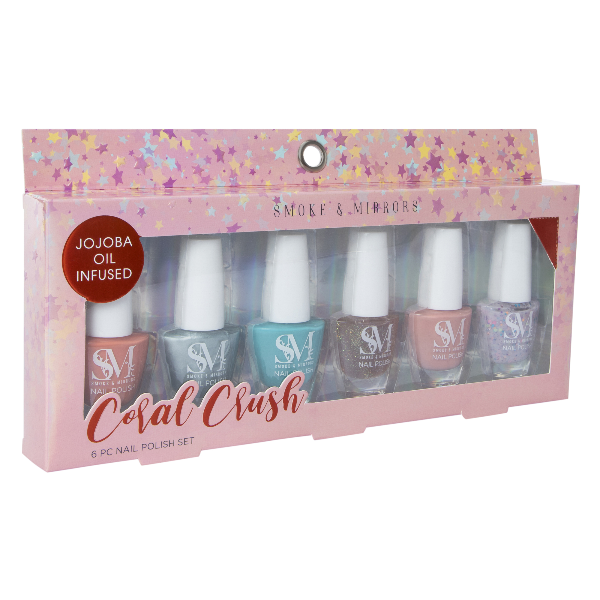 Smoke & Mirrors Jojoba Oil infused Nail Polish Set 6-Count