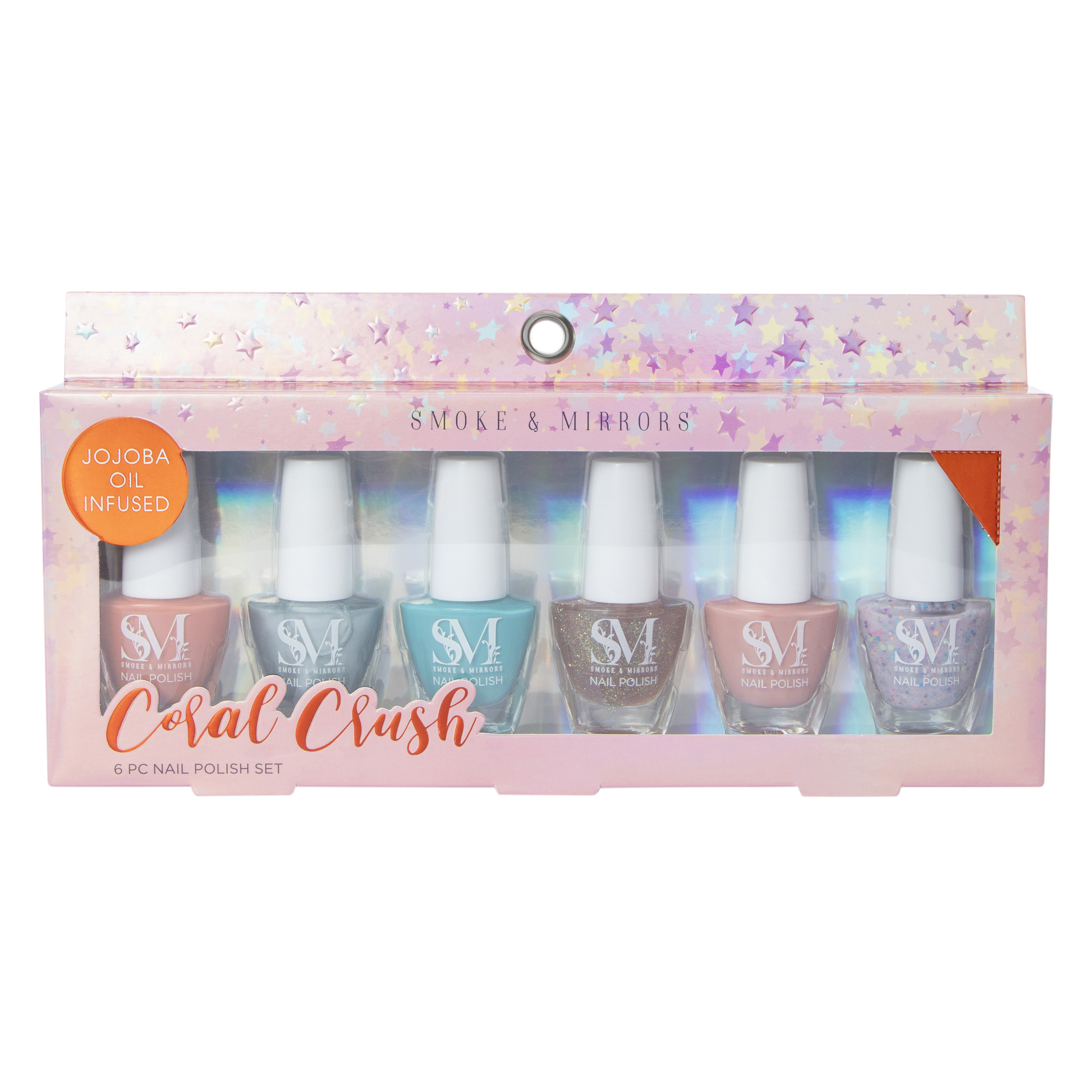Smoke & Mirrors Jojoba Oil infused Nail Polish Set 6-Count