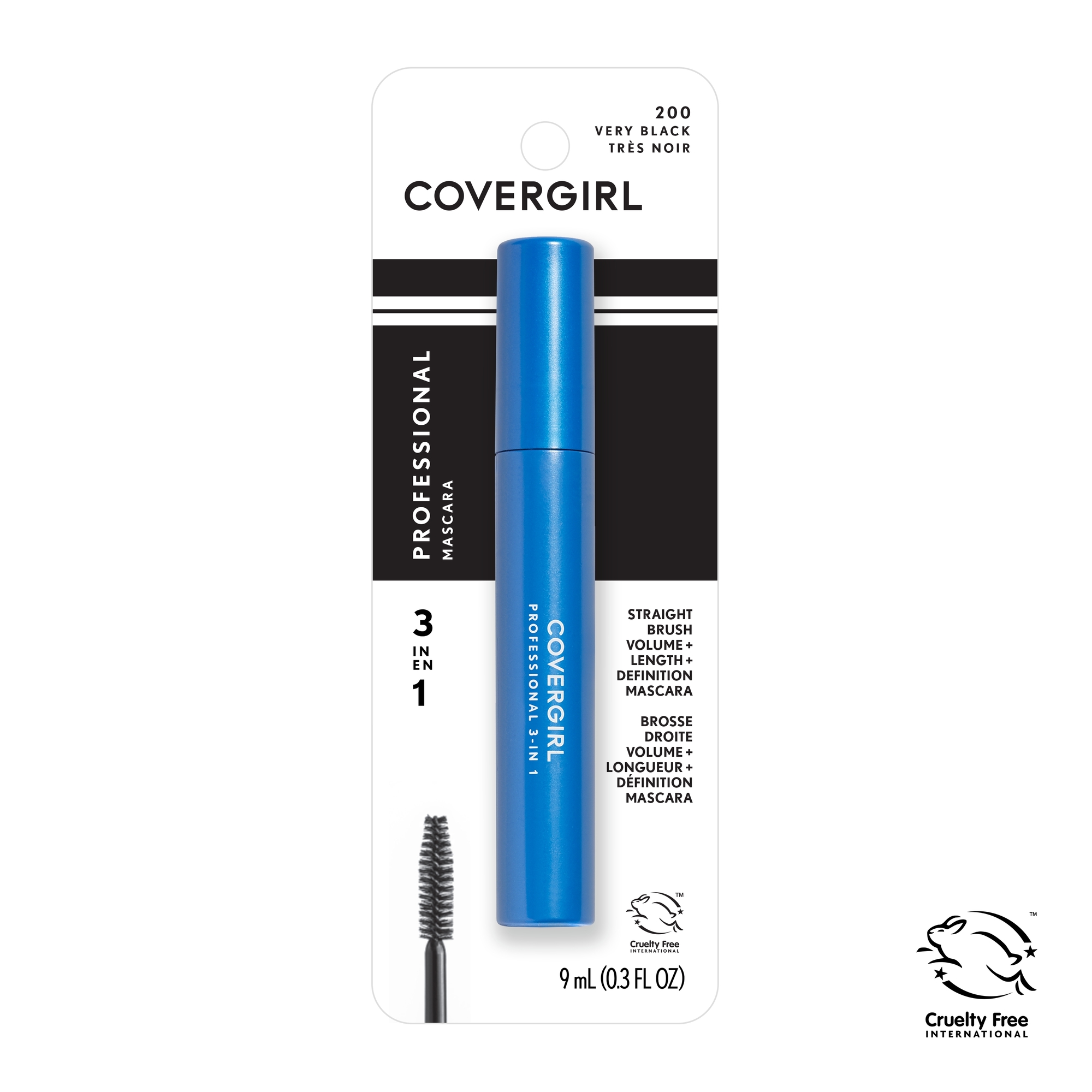 Covergirl® 3-in-1 Professional Straight Brush Mascara