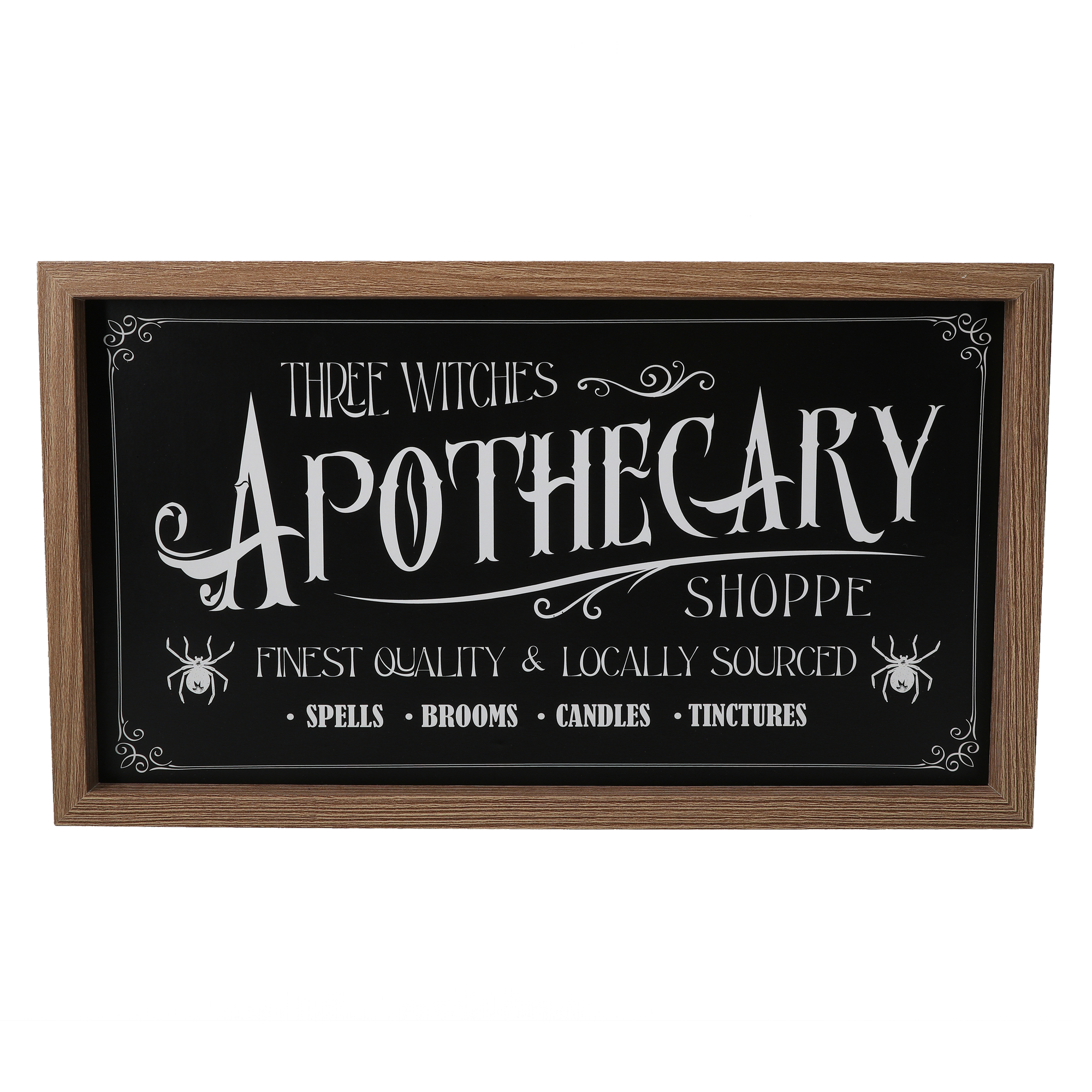 Three Witches Apothecary Sign 14in x 8in