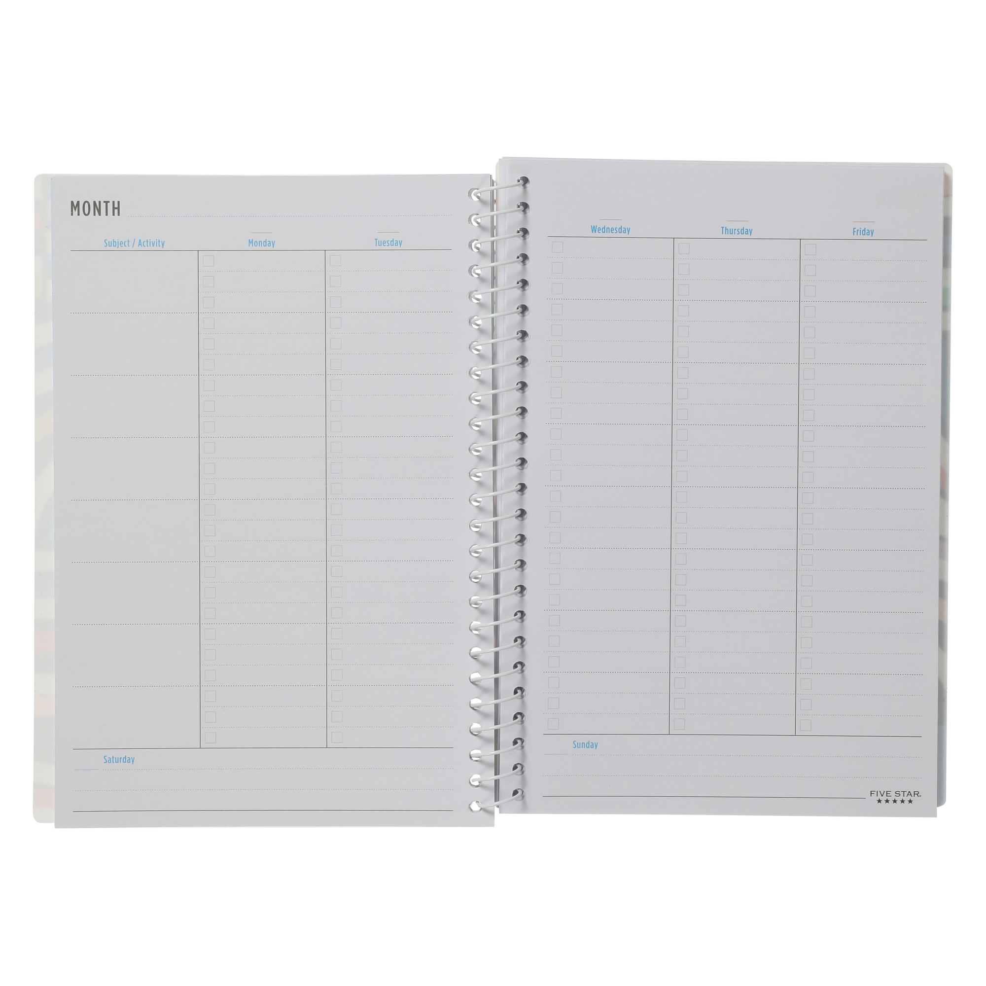 Five Star® Undated 12-Month Student Planner