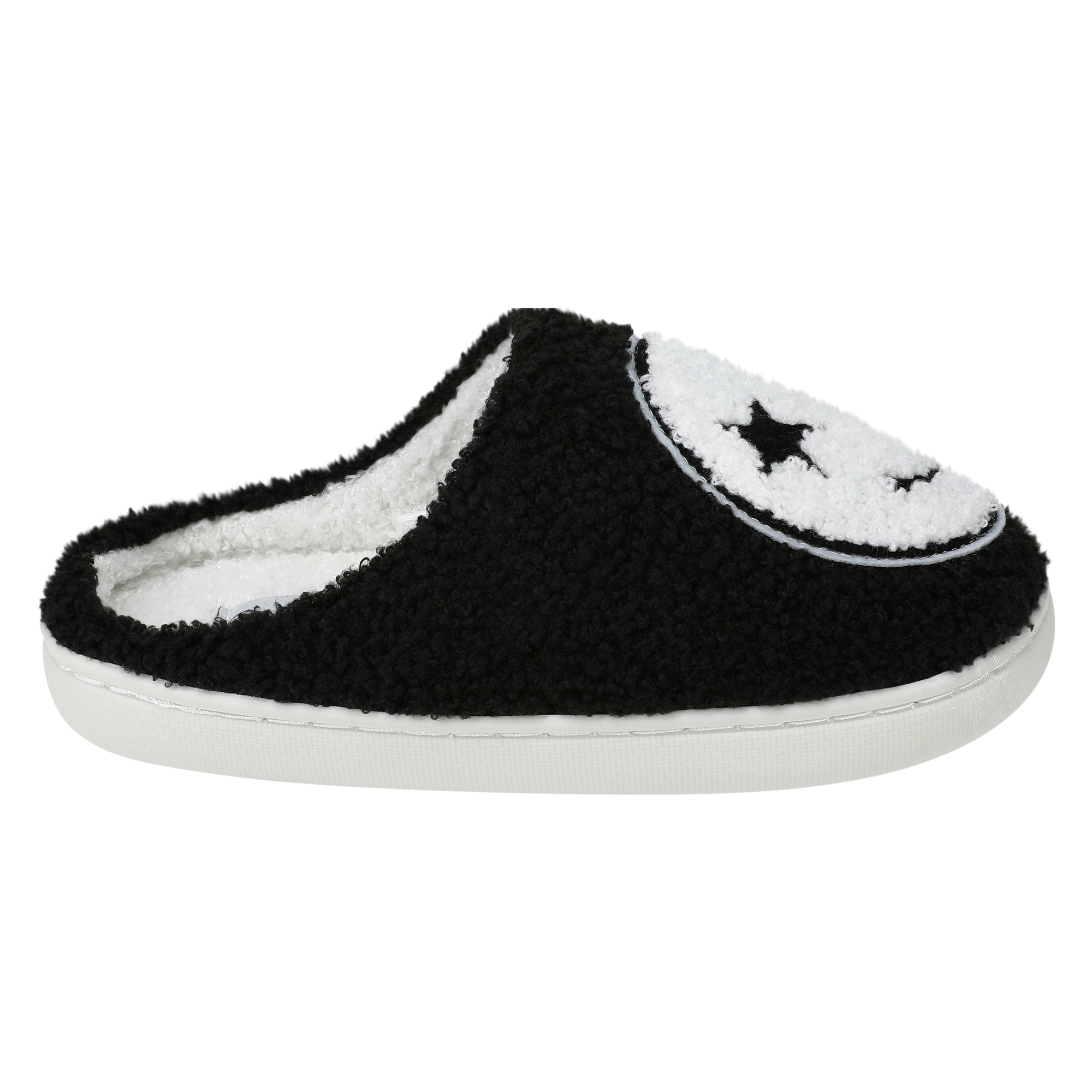 Ladies Happy Face Slippers