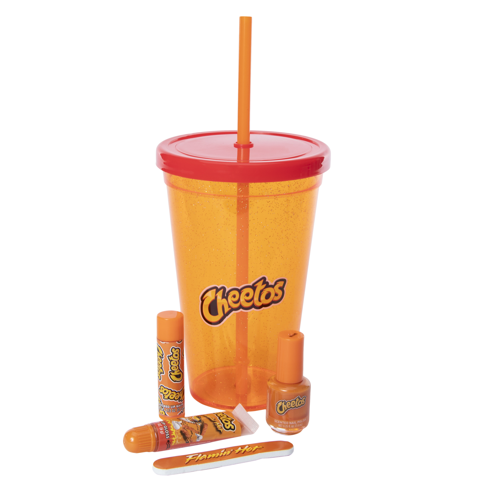 Cheetos® Flamin’ Hot Beauty Tumbler 5-Piece Set