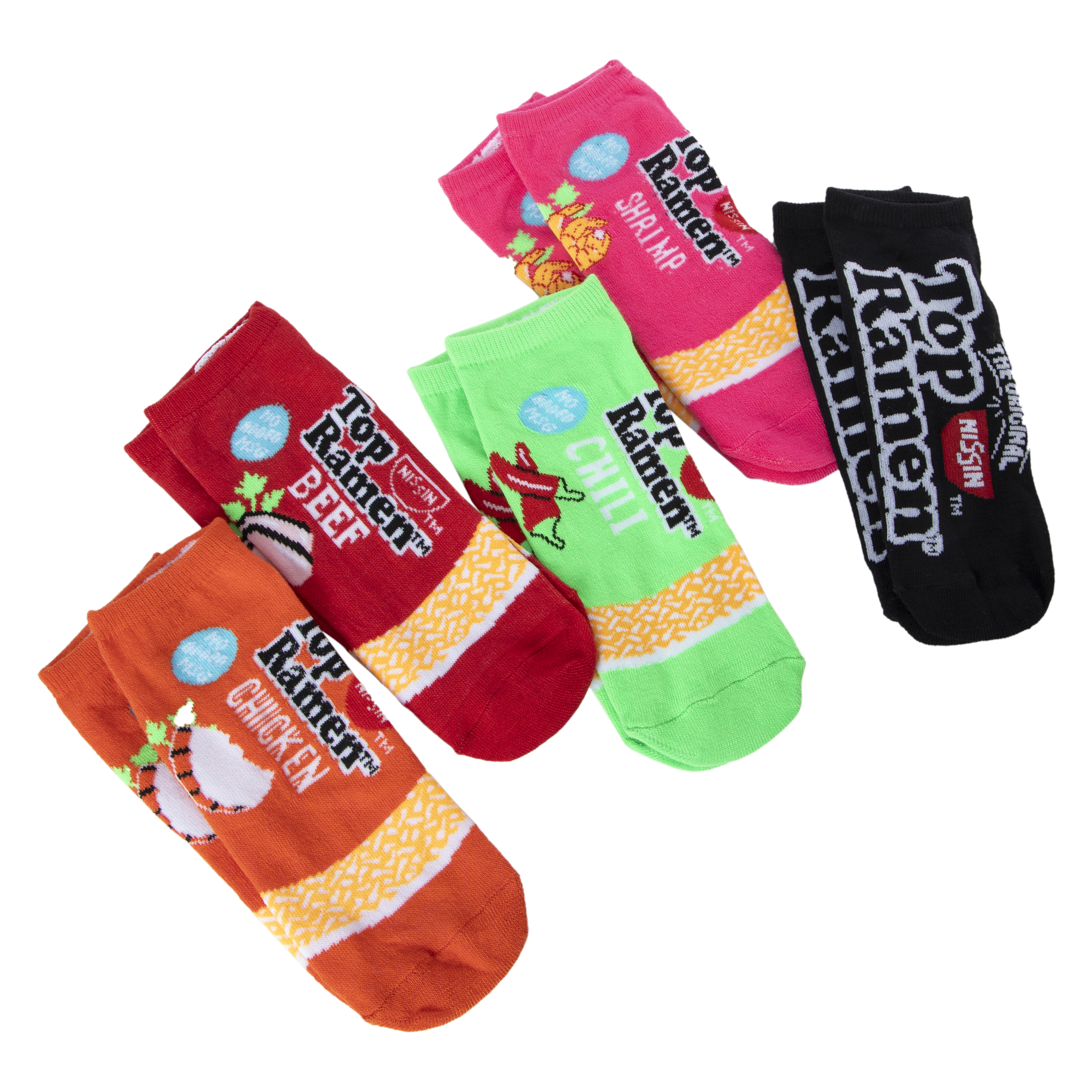 Top Ramen™ Ladies Ankle Socks 5-Pack