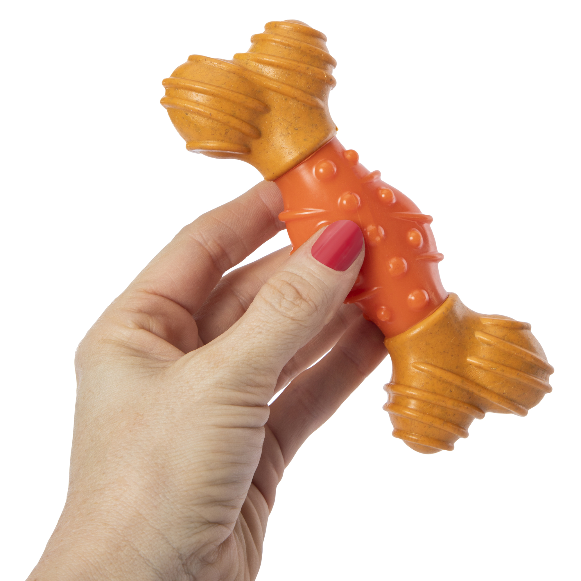 Bam-Bones Dental™ Peanut Butter Chew Toy For Small Dogs