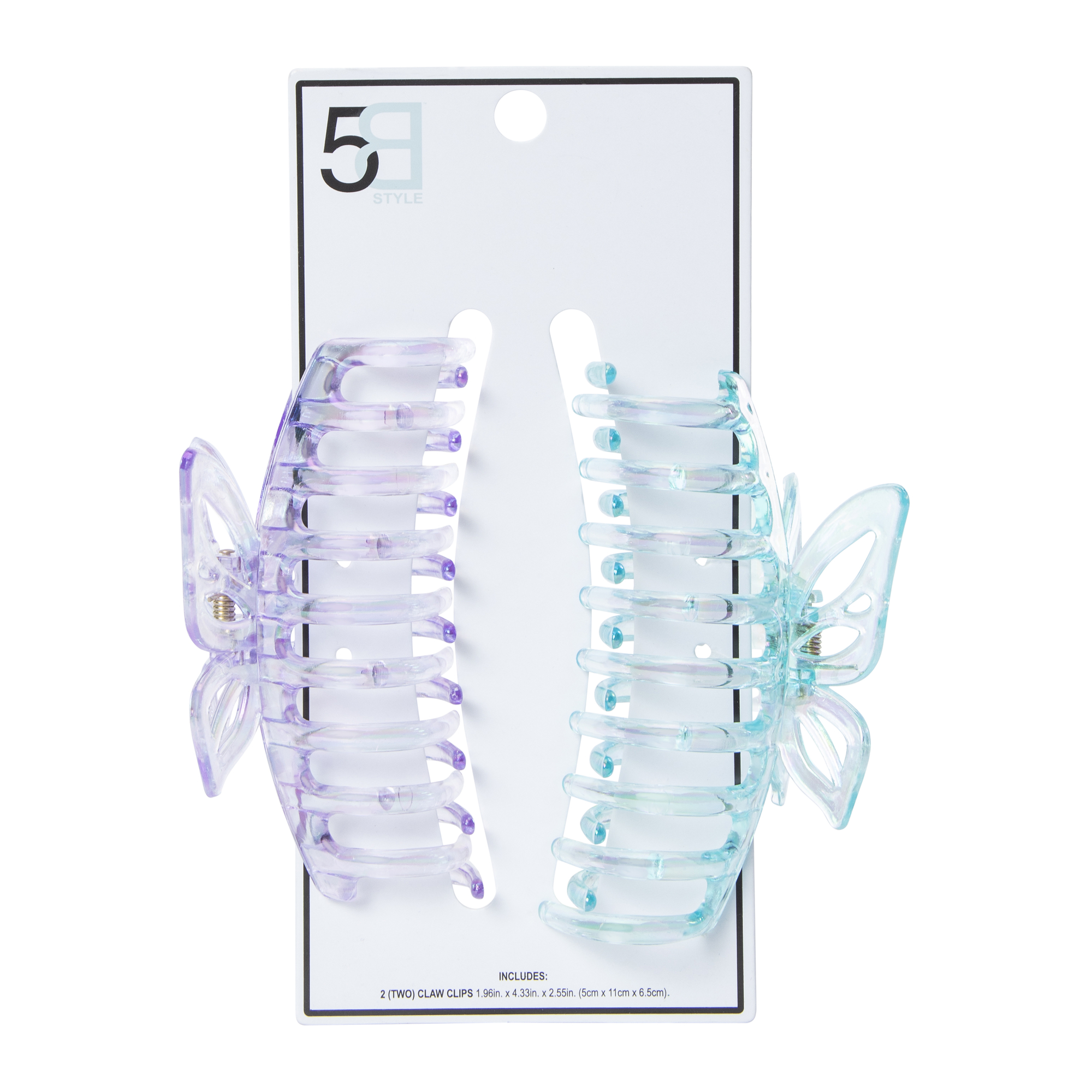 Butterfly Claw Clips 2-Pack