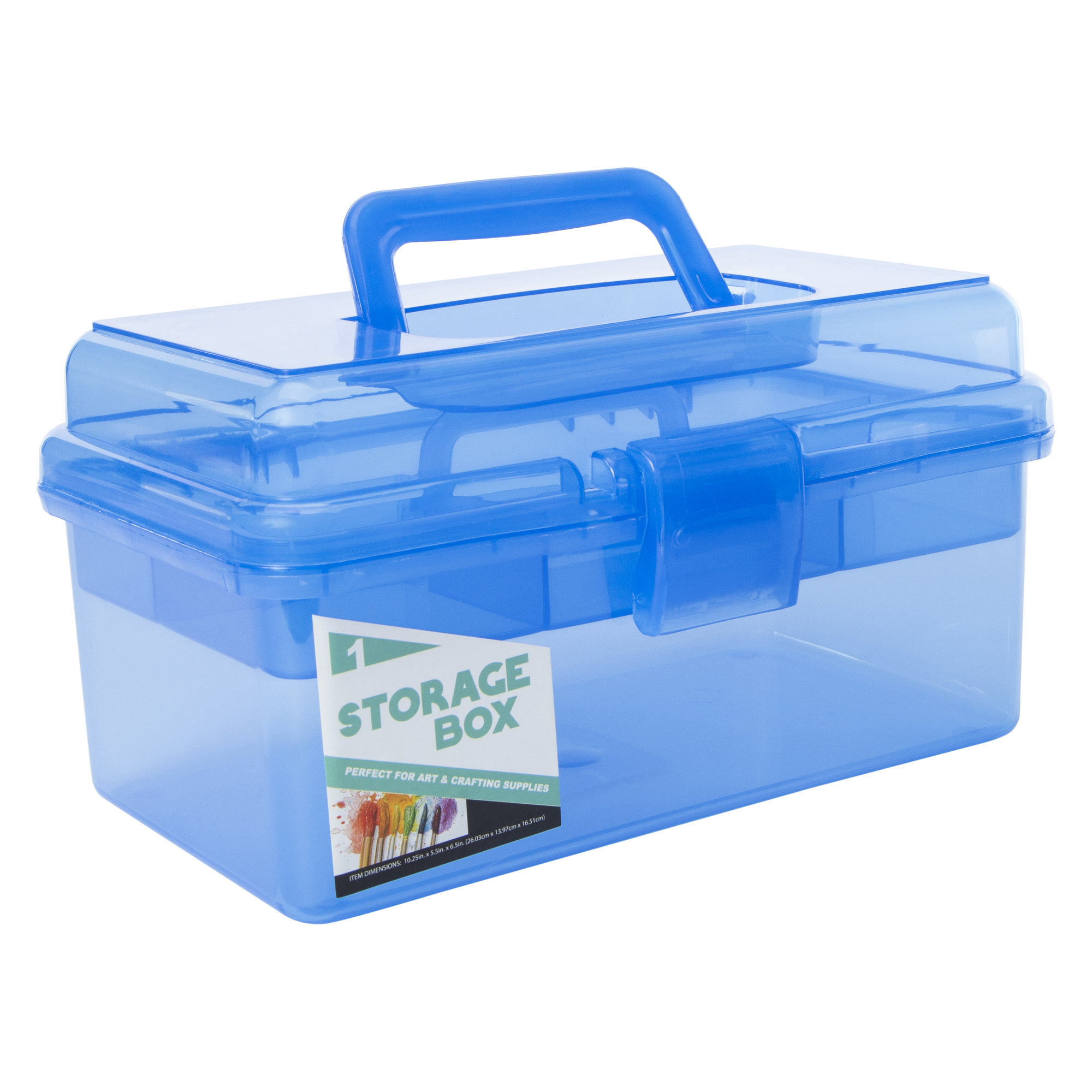 Storage Box With Lid 10.25in x 6.5in