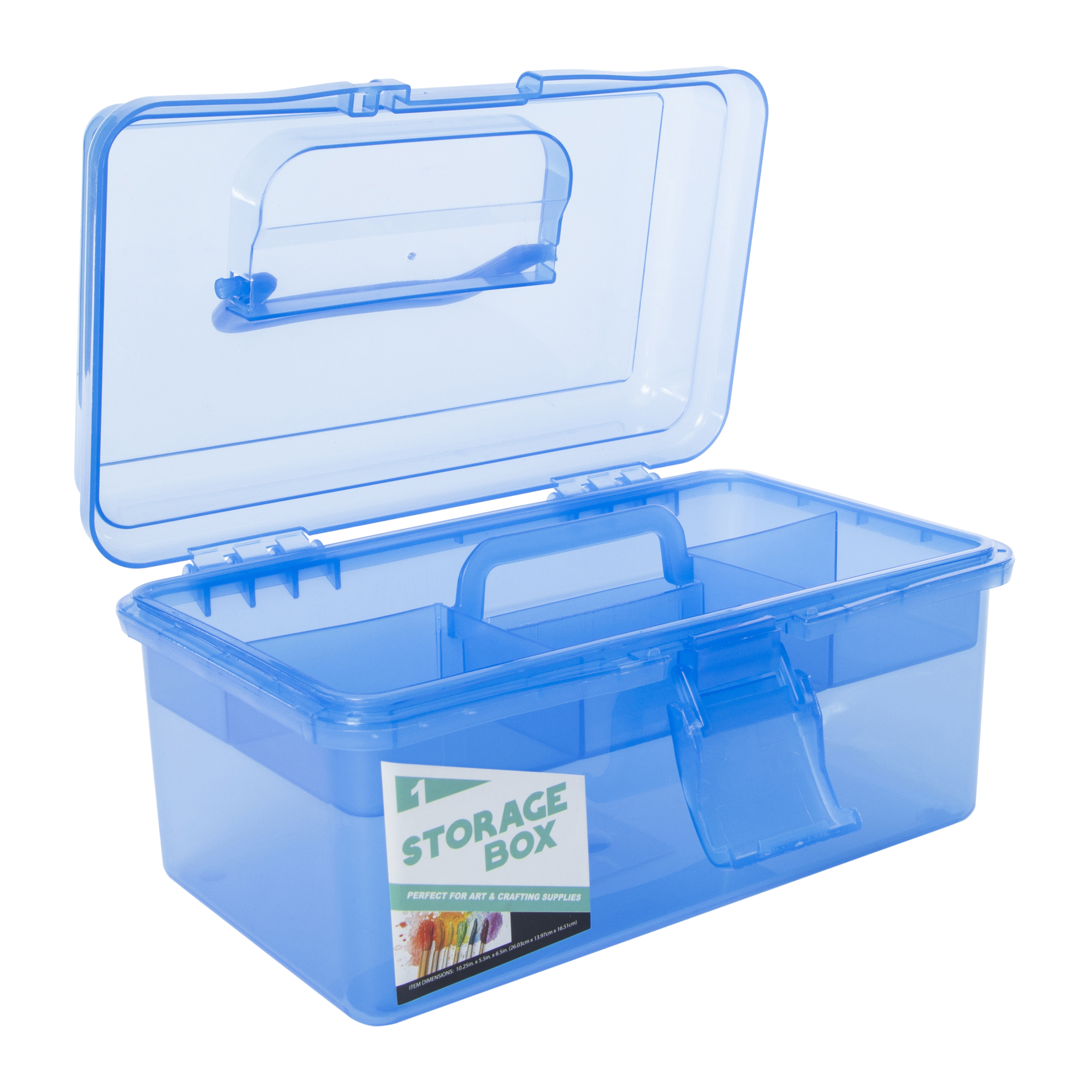 Storage Box With Lid 10.25in x 6.5in
