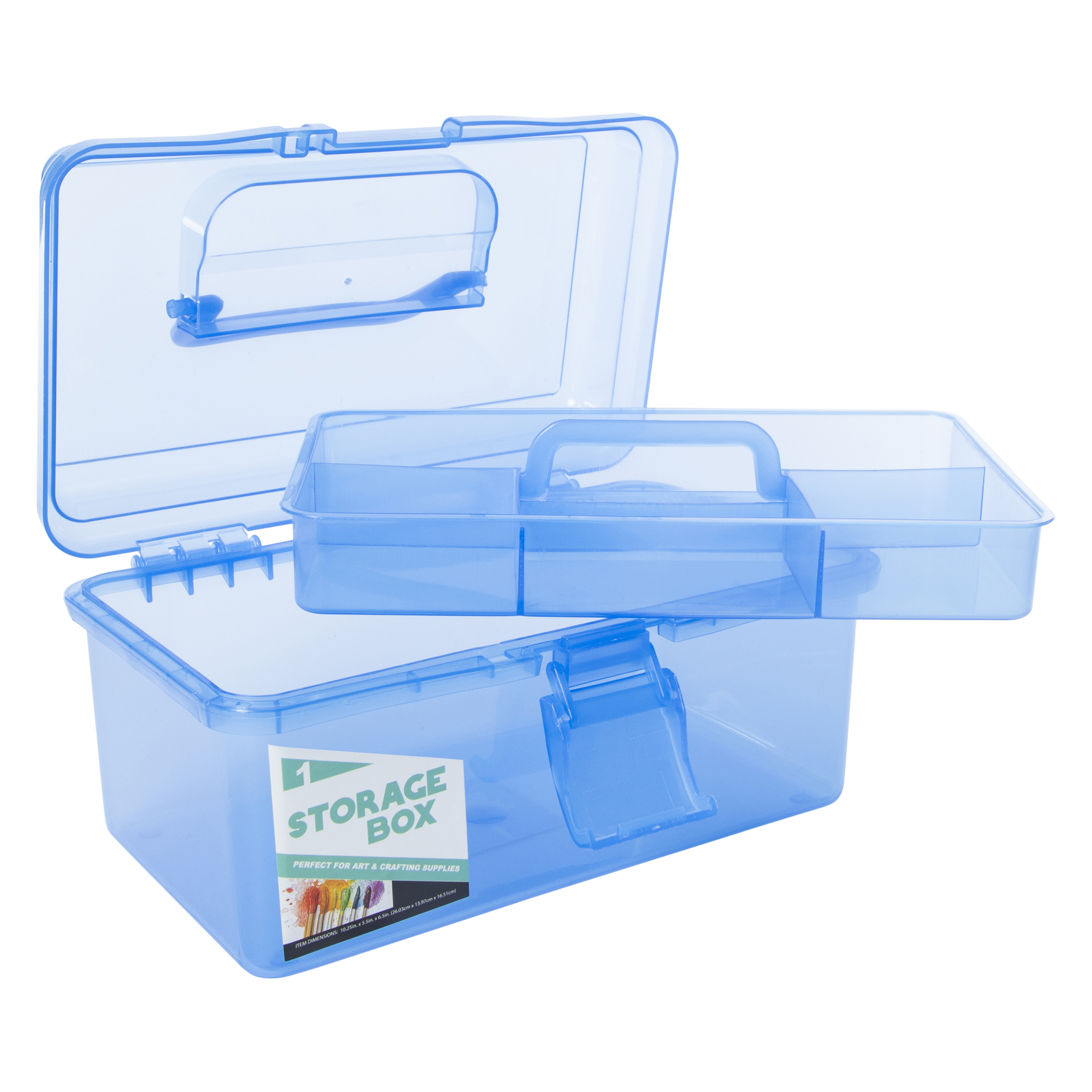 Storage Box With Lid 10.25in x 6.5in