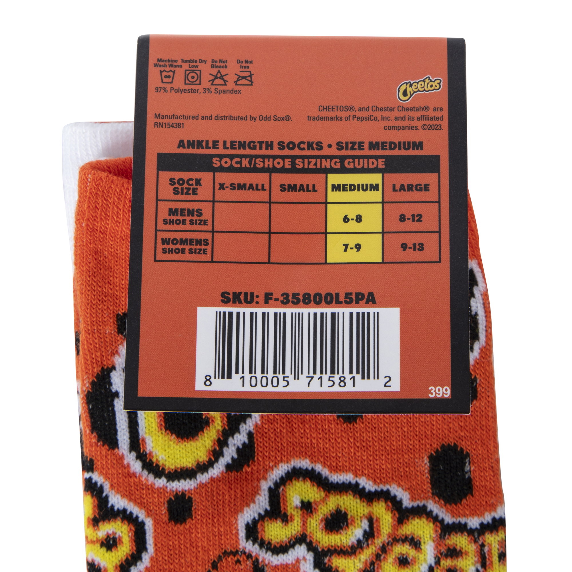 Cheetos® Ladies Ankle Socks 5-Pack