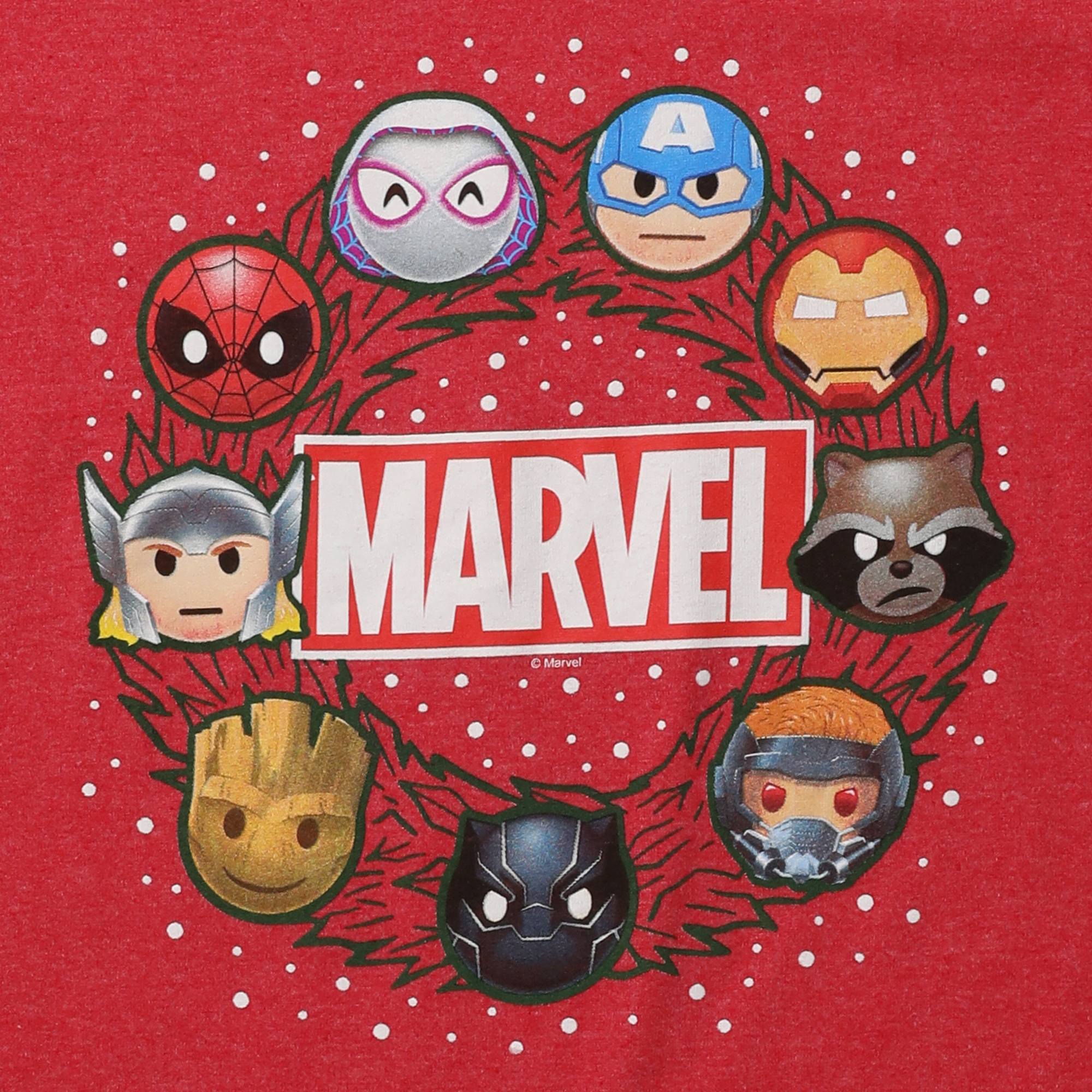 Marvel Kawaii Faces Graphic Tee