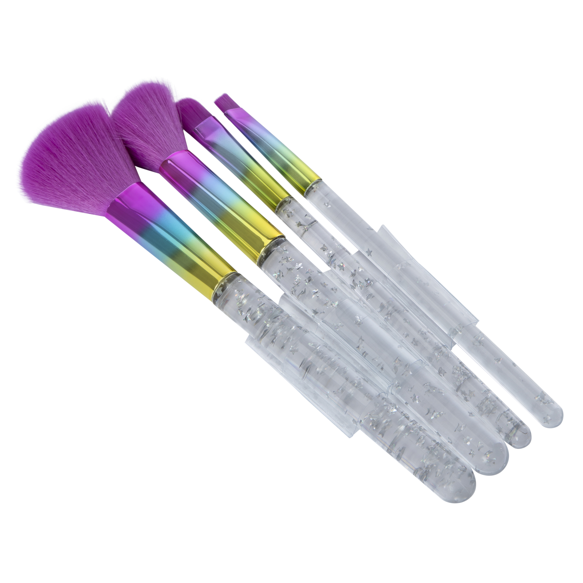 Makeup Brushes & Travel Bag 5-Piece Set - Choose Kindness