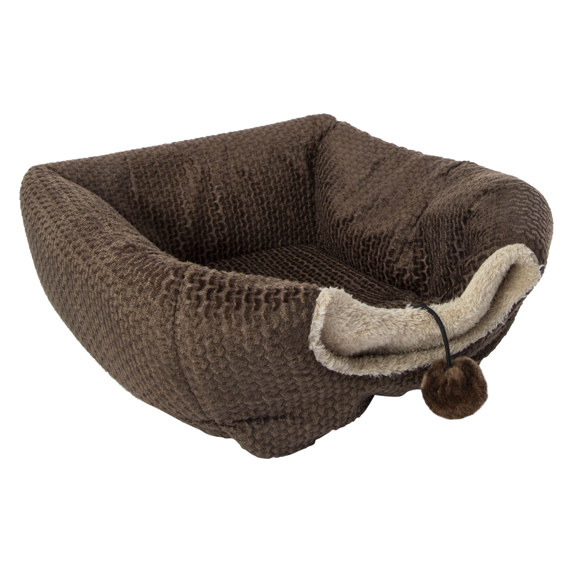 2-in-1 Pop-Up Cat Bed & Hut