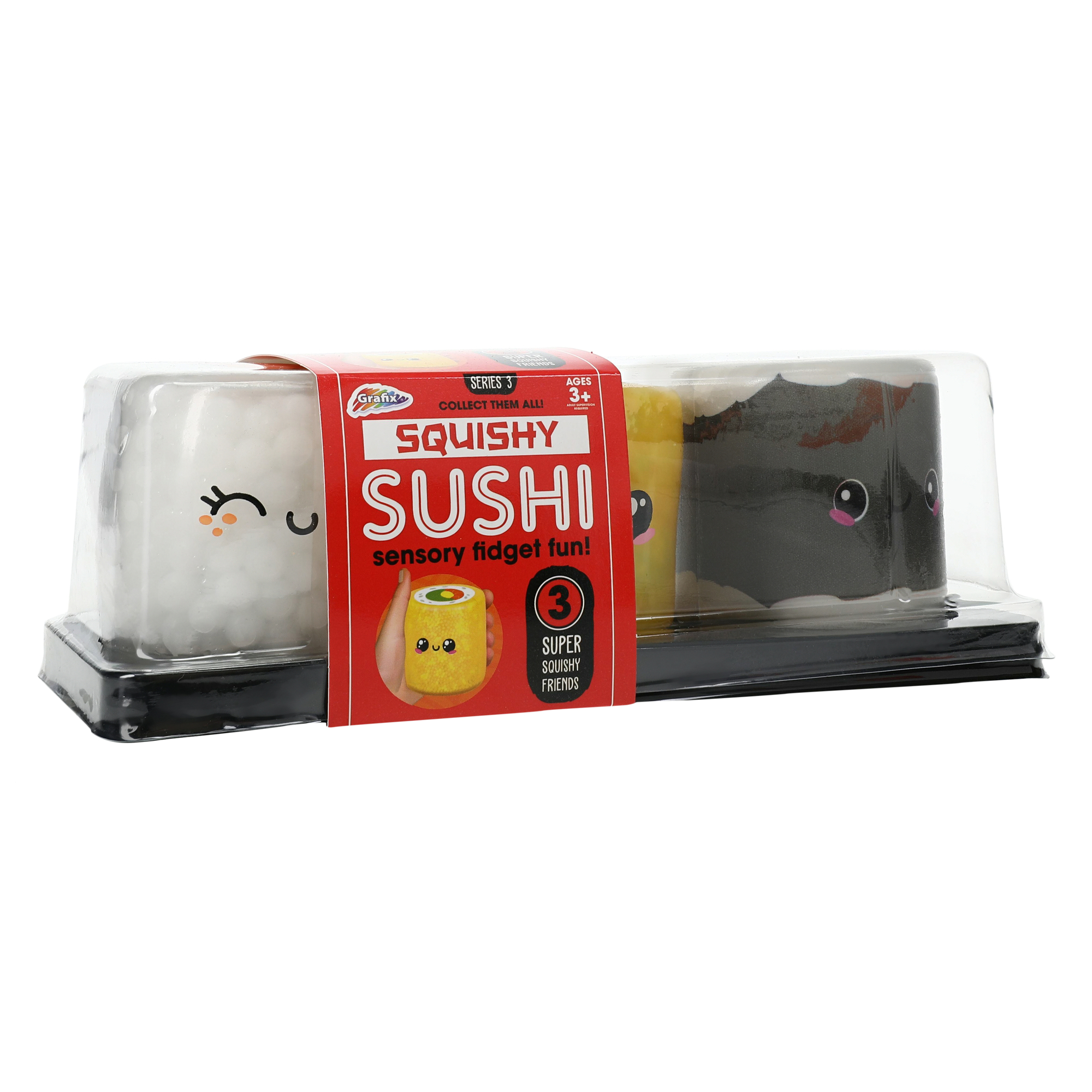 Squishy Sushi 3-Count