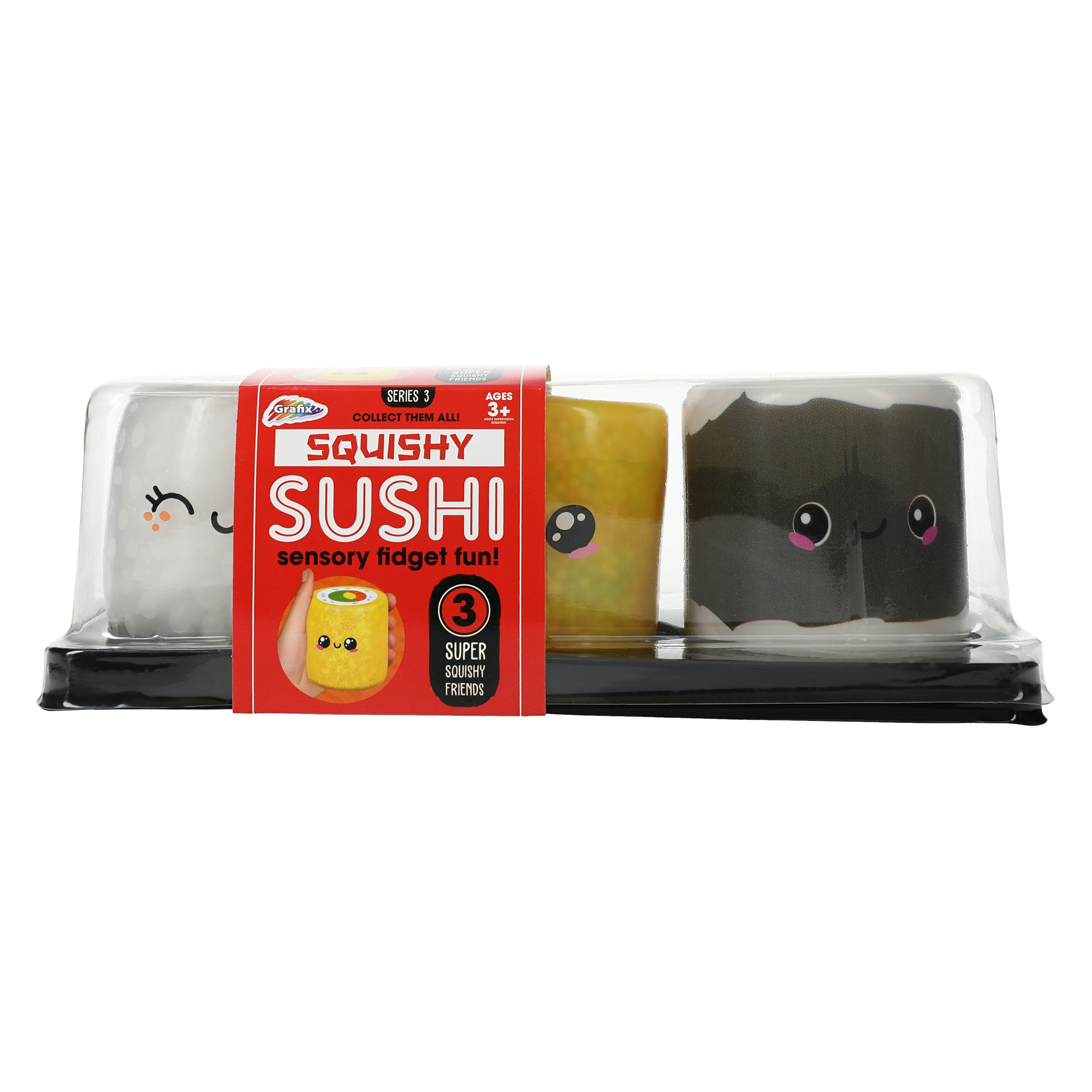 Squishy Sushi 3-Count