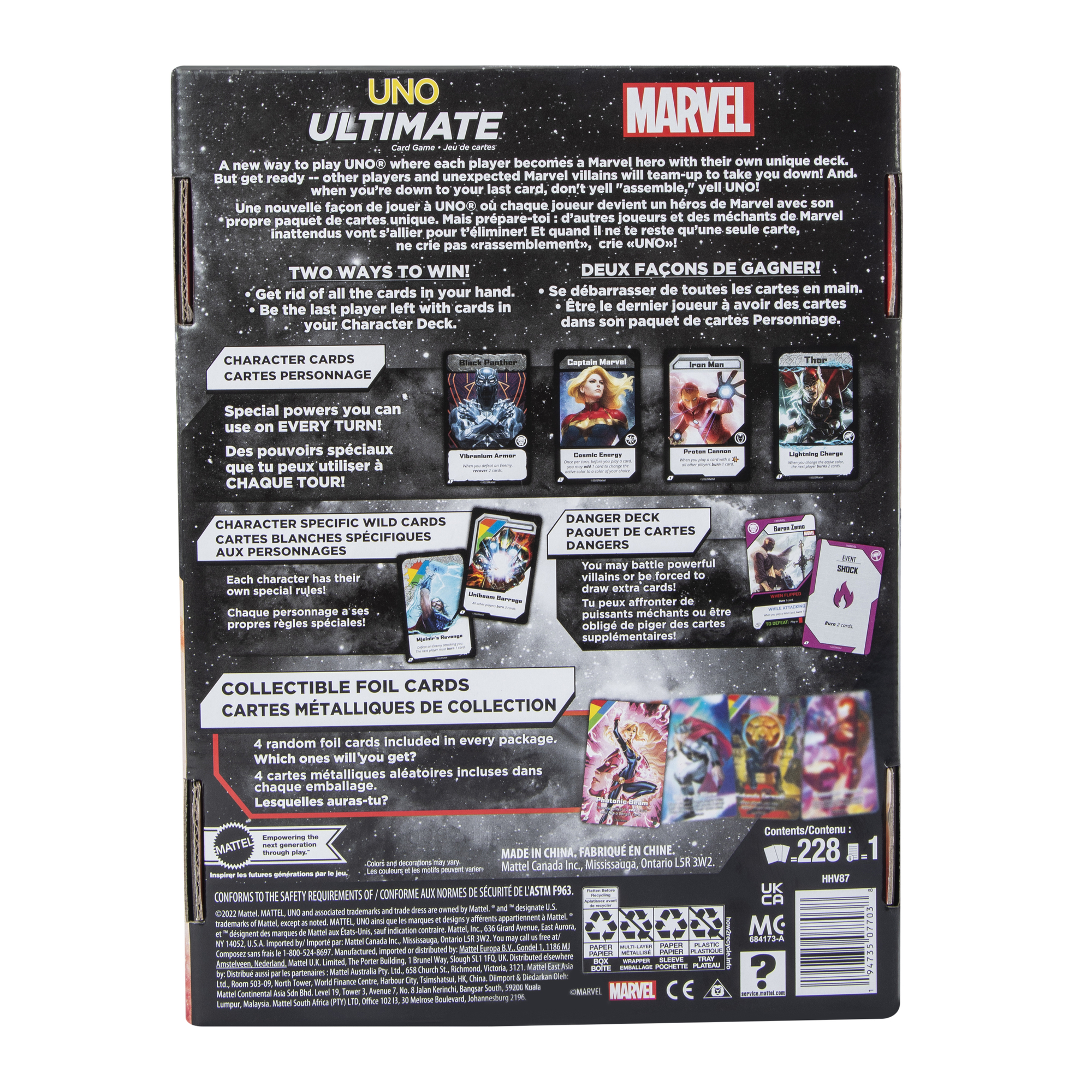 Uno® Ultimate Marvel 1St Edition Card Game