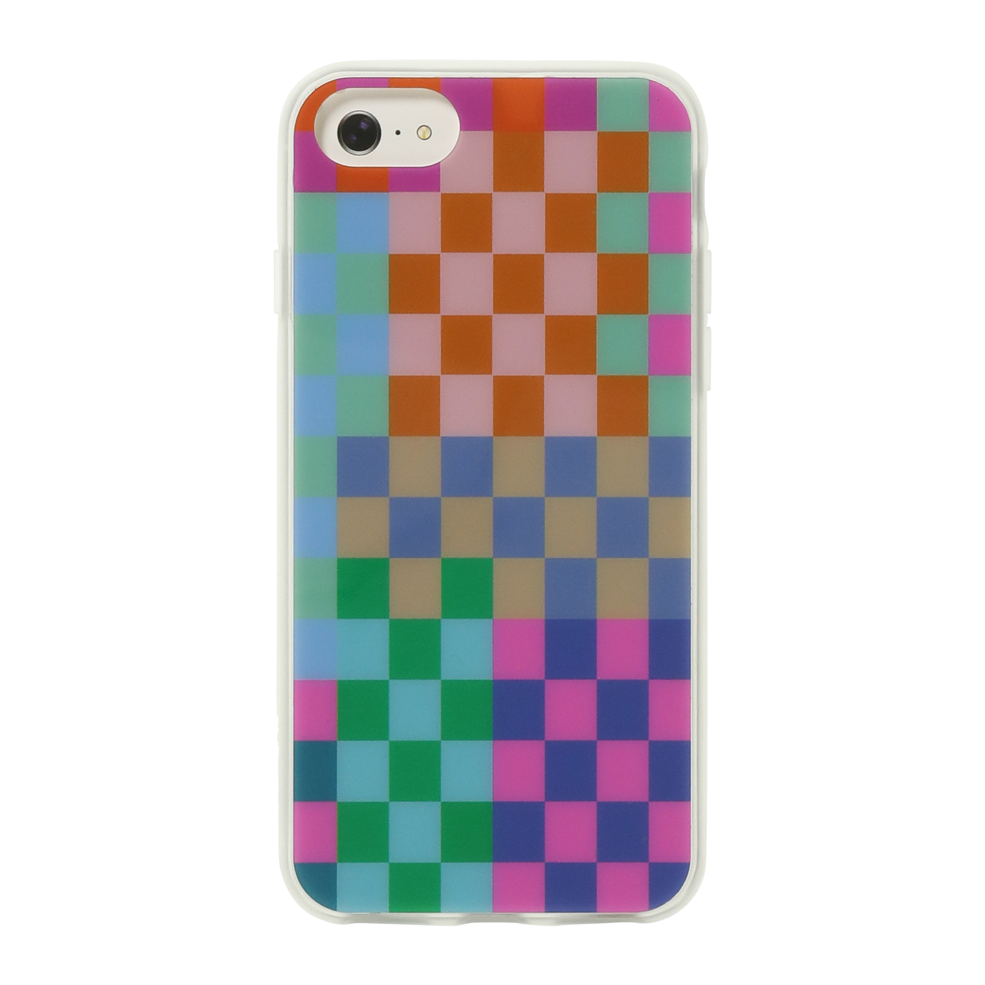 iPhone 8®/Se® Pattern Tempered Glass Phone Case