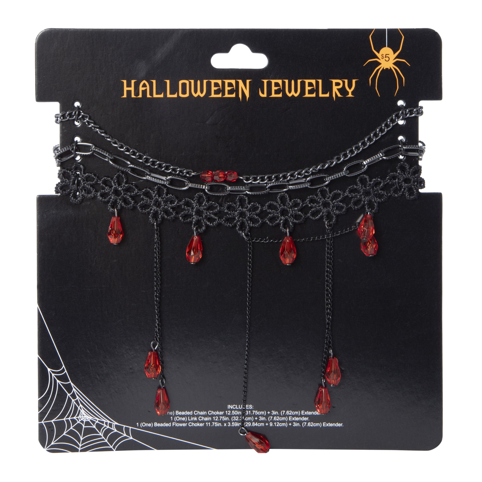 Halloween Necklaces 3-Piece Set