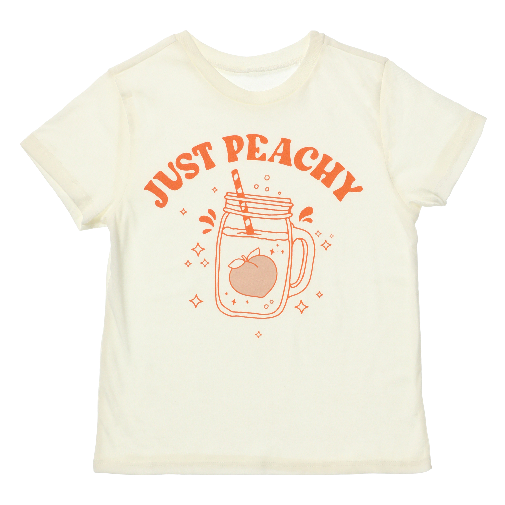 Juniors ‘Just Peachy’ Drink Graphic Tee