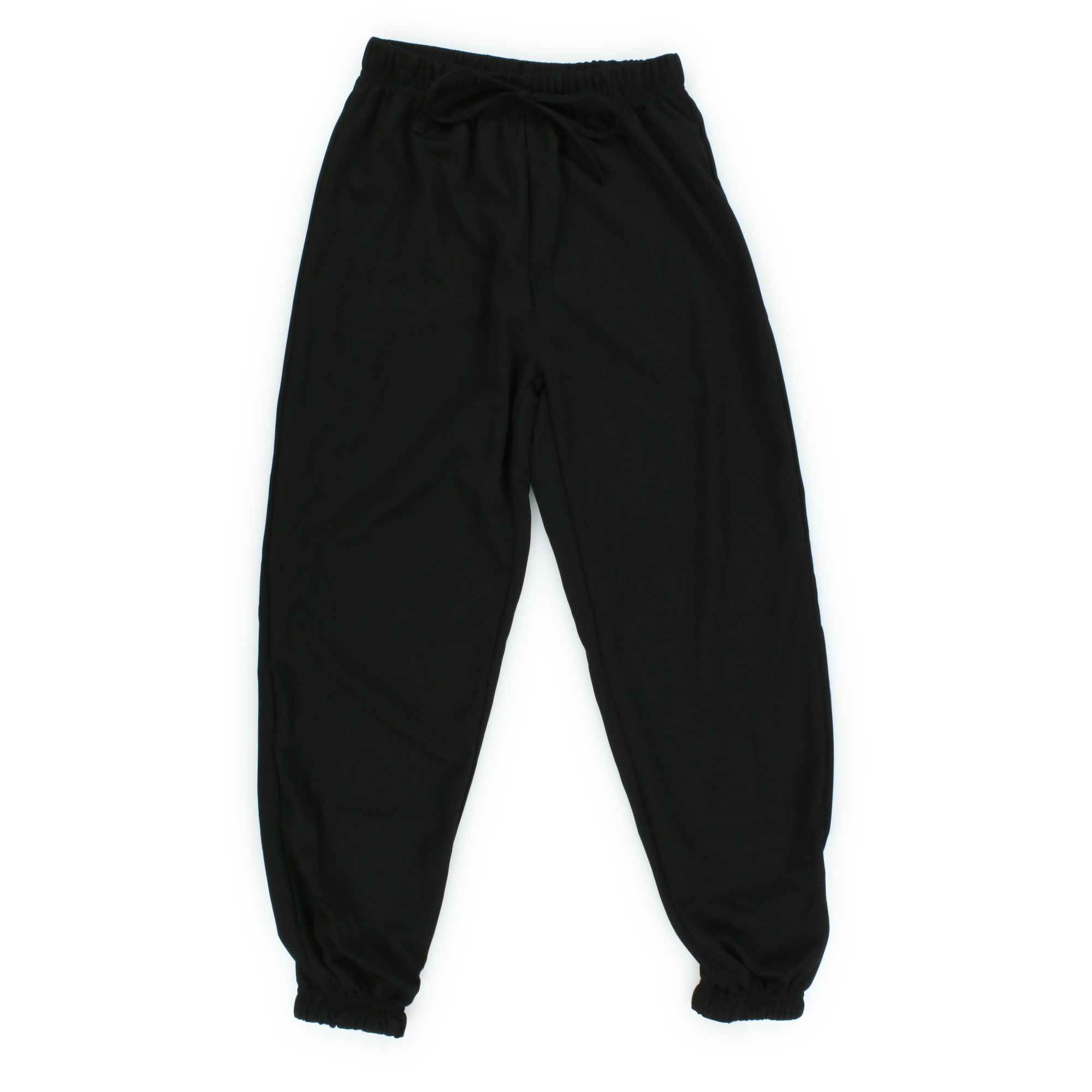 Black Flowy Joggers