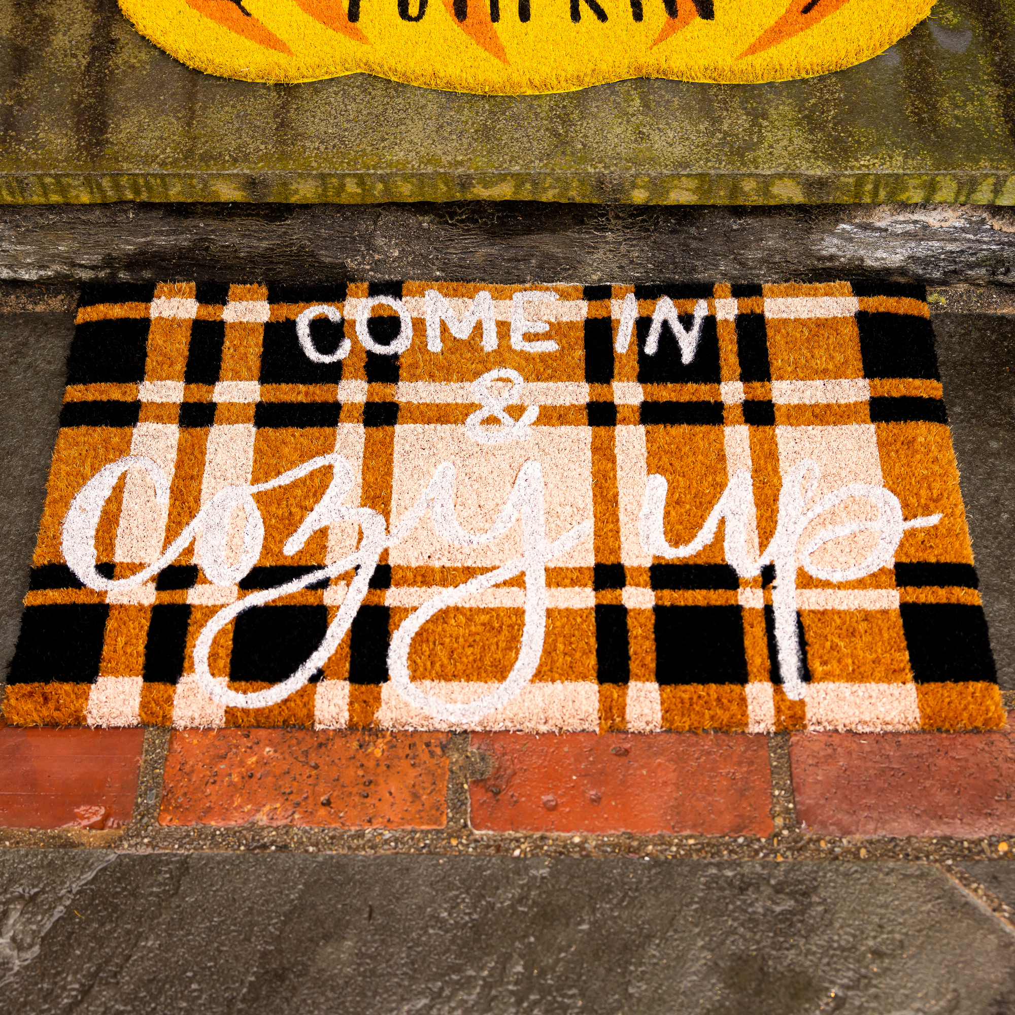 Fall Coir Door Mat