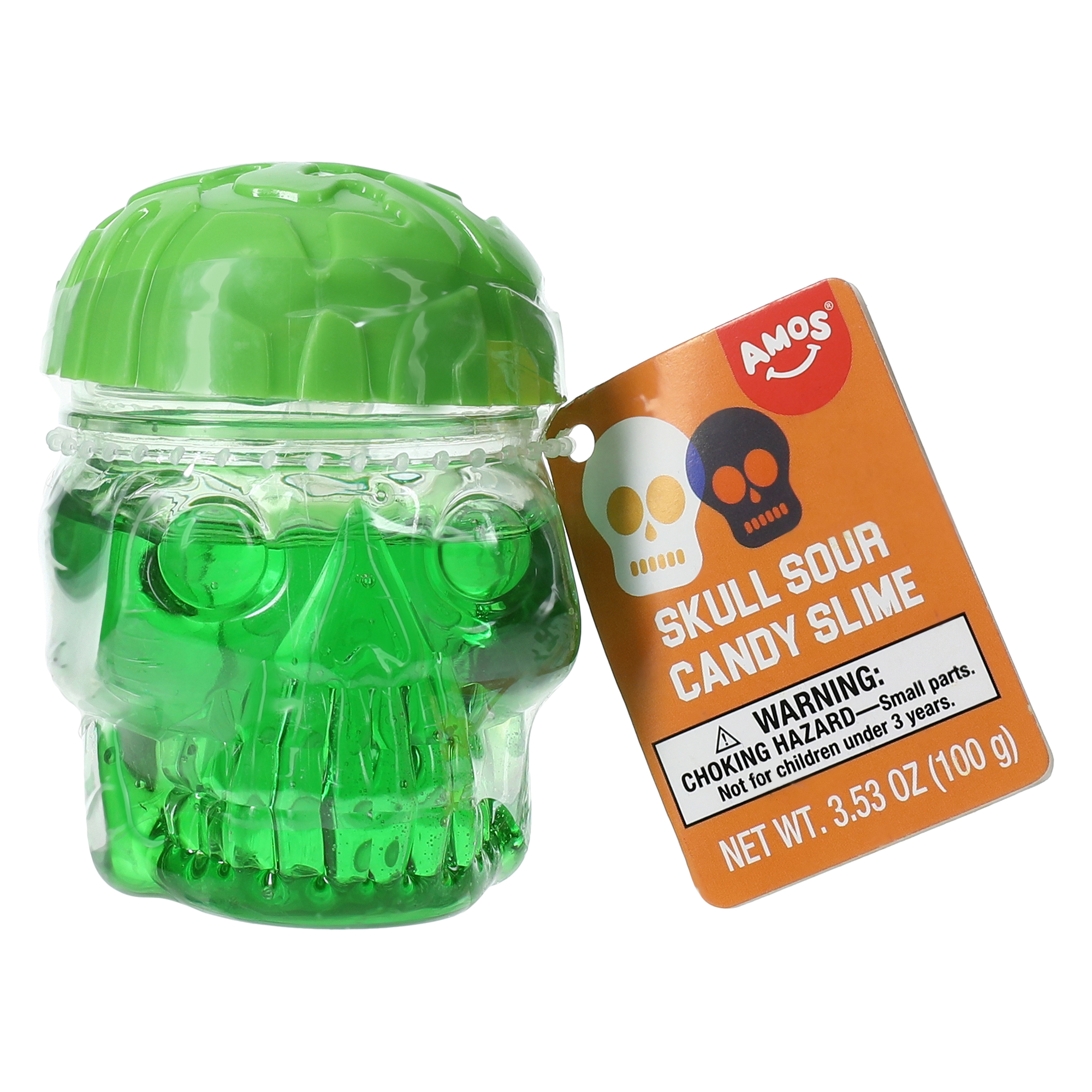 Amos® Sour Skull Candy Slime 3.53oz (Styles May Vary)