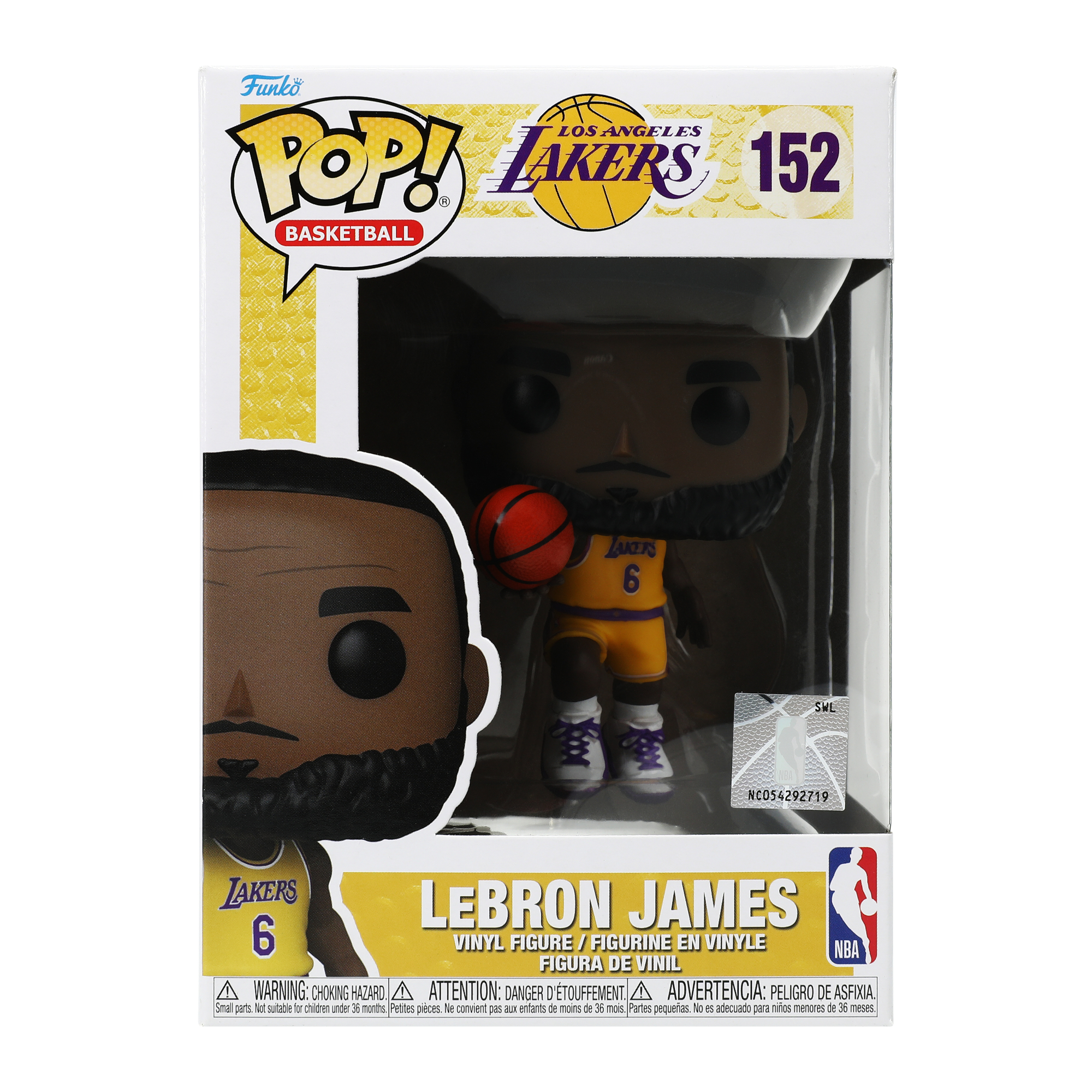 Funko Pop! Los Angeles Lakers Lebron James Vinyl Figure